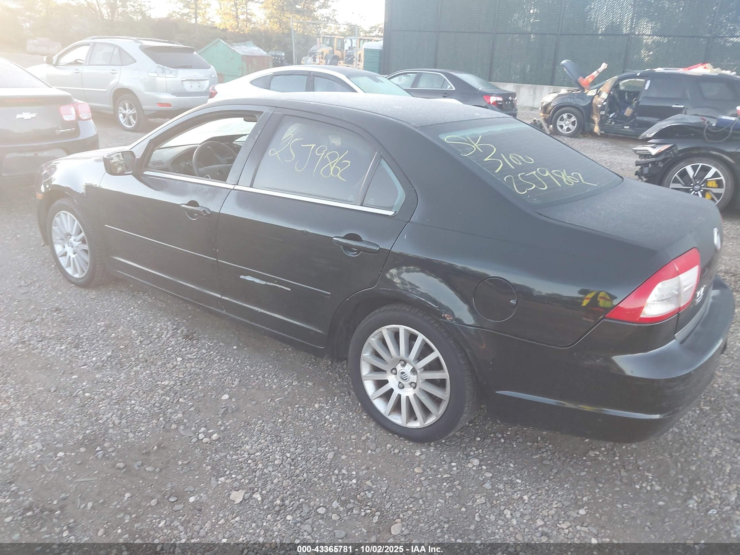2006 Mercury Milan I4 Premier Black vin: 3MEHM08Z46R619931