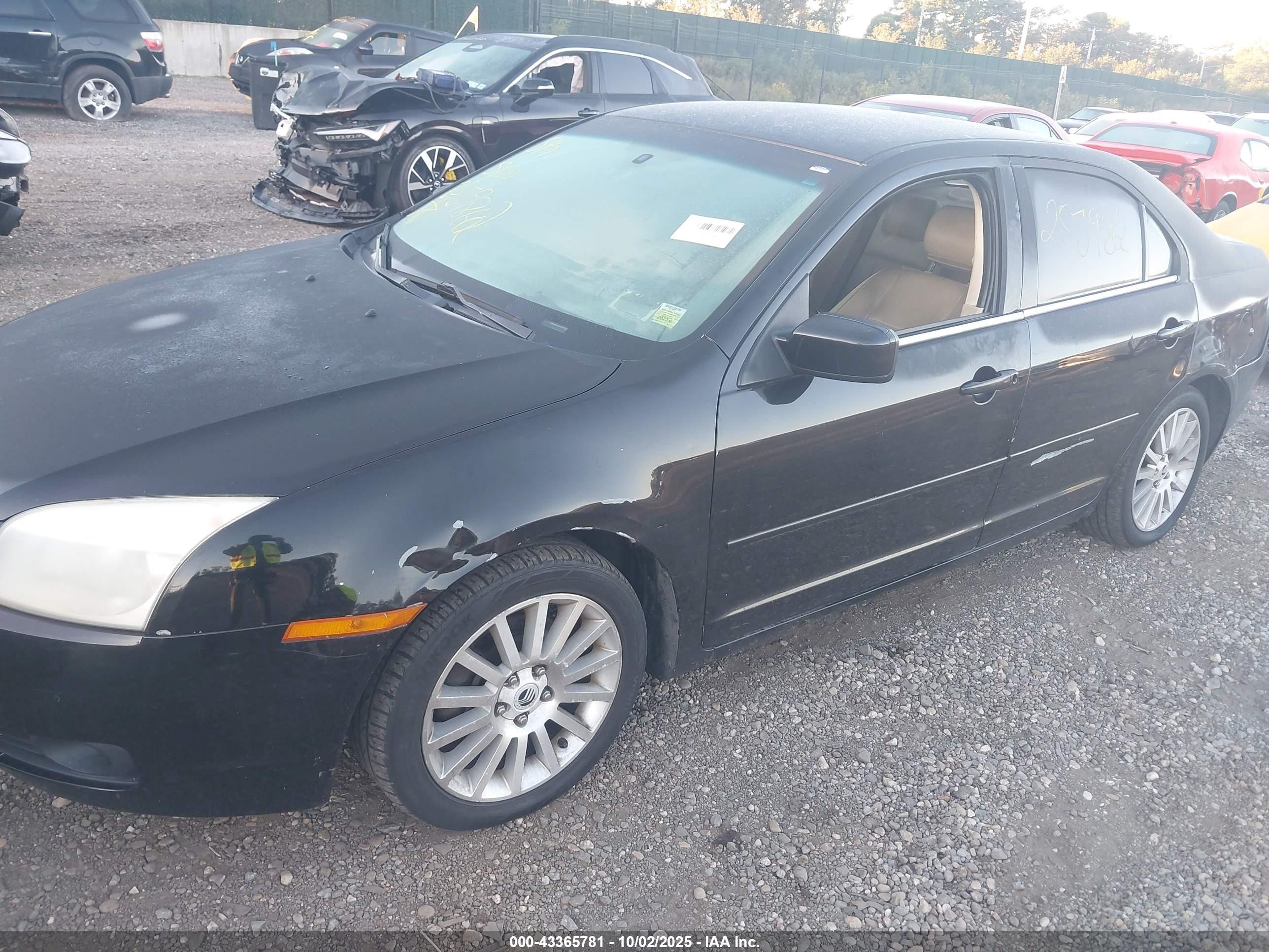 2006 Mercury Milan I4 Premier Black vin: 3MEHM08Z46R619931