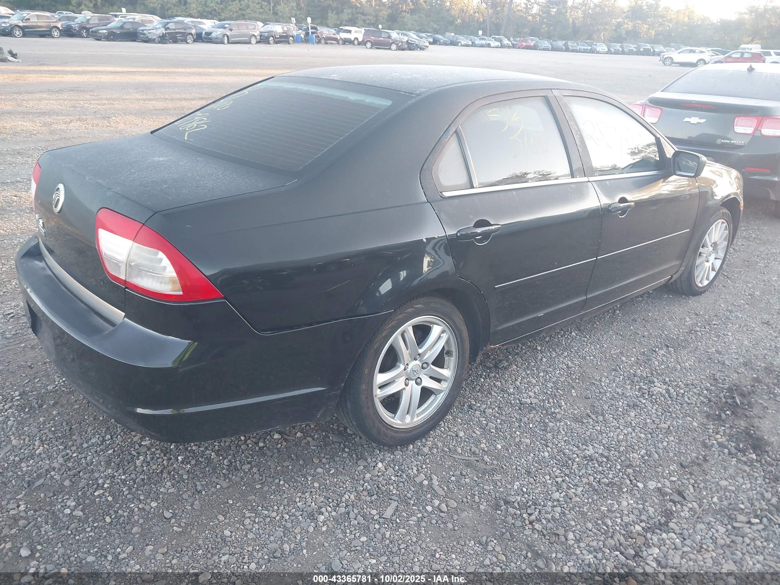 2006 Mercury Milan I4 Premier Black vin: 3MEHM08Z46R619931
