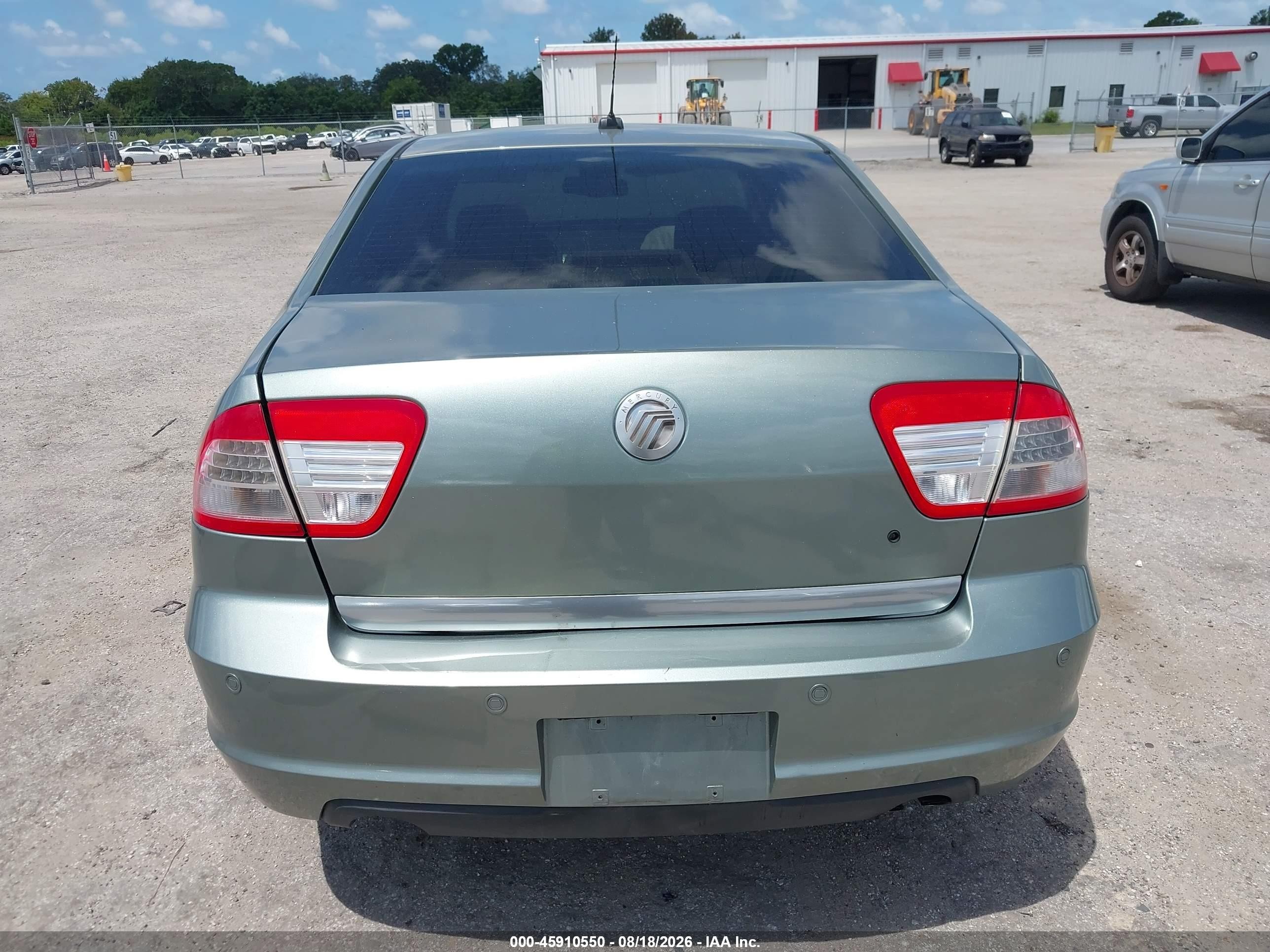 2008 Mercury Milan I4 Premier Green vin: 3MEHM08Z58R642802