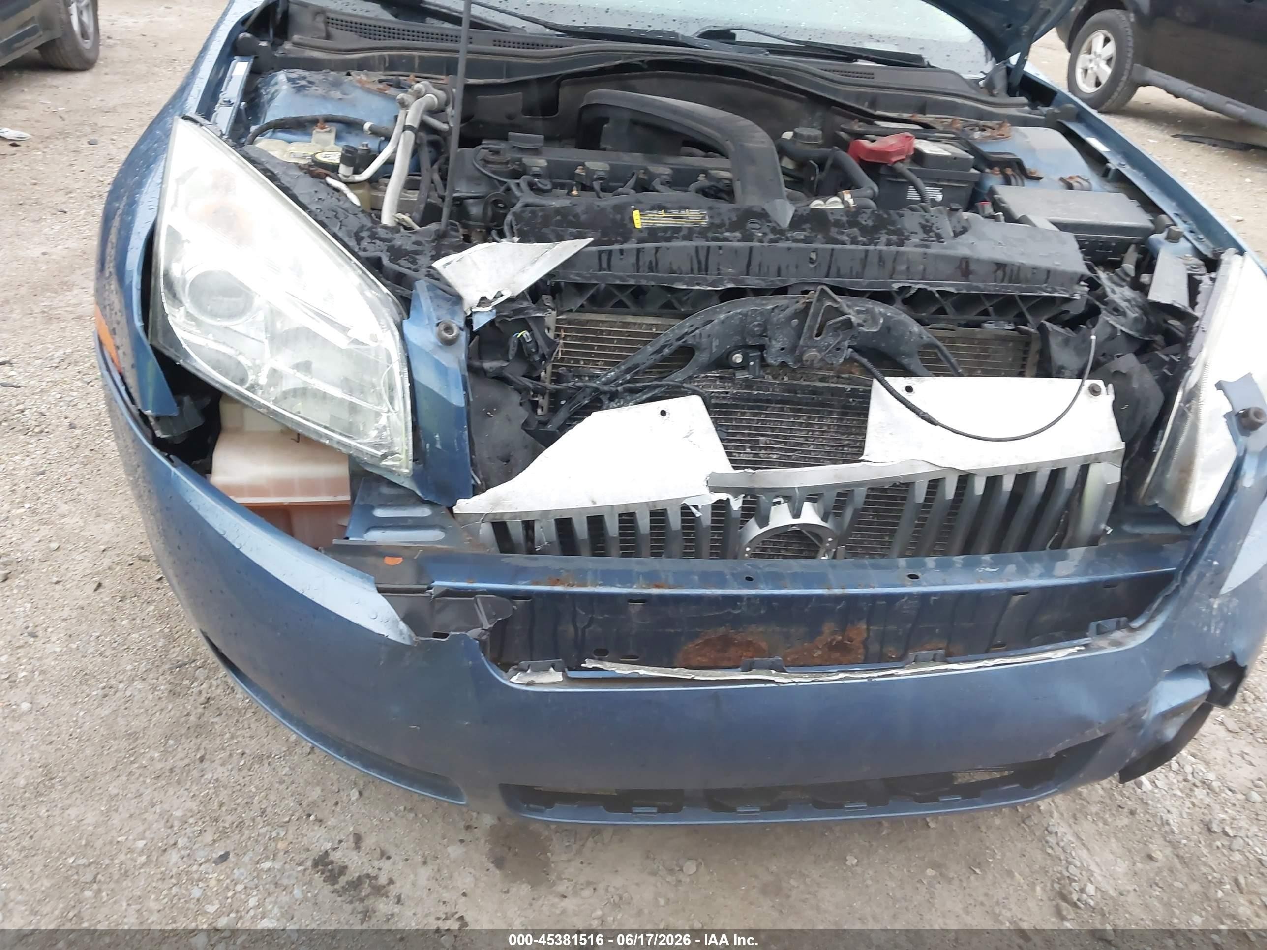 2009 Mercury Milan Premier Blue vin: 3MEHM08Z59R600776