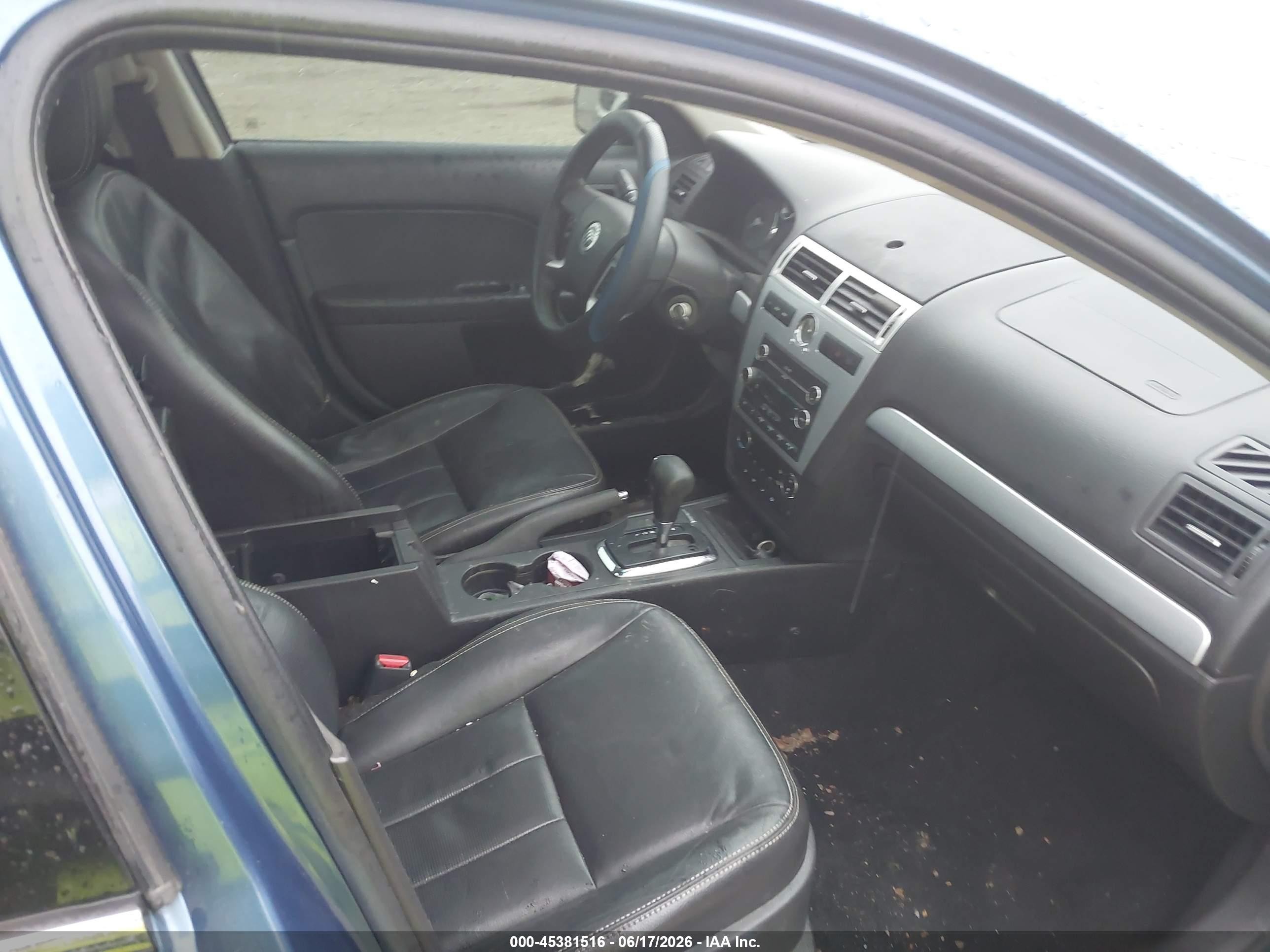 2009 Mercury Milan Premier Blue vin: 3MEHM08Z59R600776