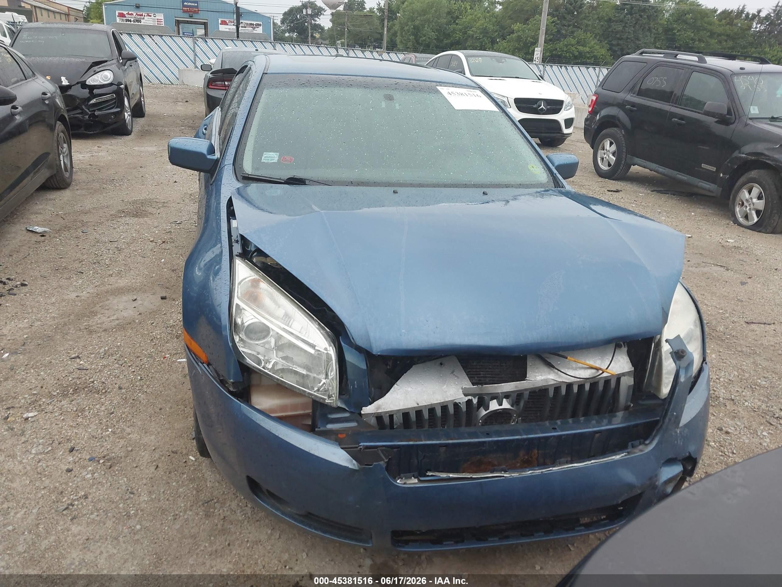 2009 Mercury Milan Premier Blue vin: 3MEHM08Z59R600776