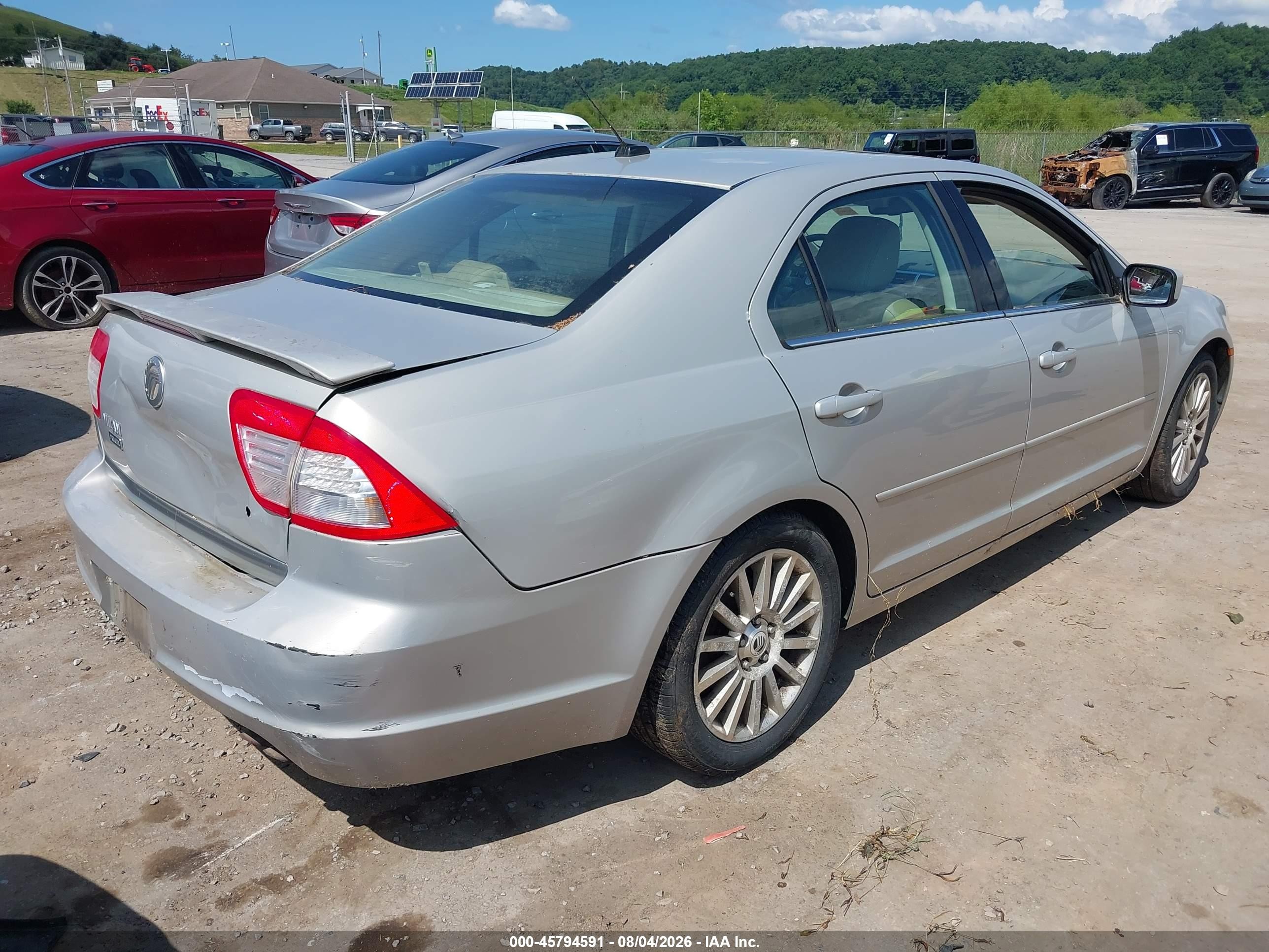 2009 Mercury Milan I4 Premier Beige vin: 3MEHM08Z59R607131