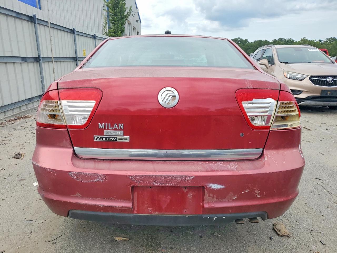 2007 Mercury Milan Premier Red vin: 3MEHM08Z87R652366