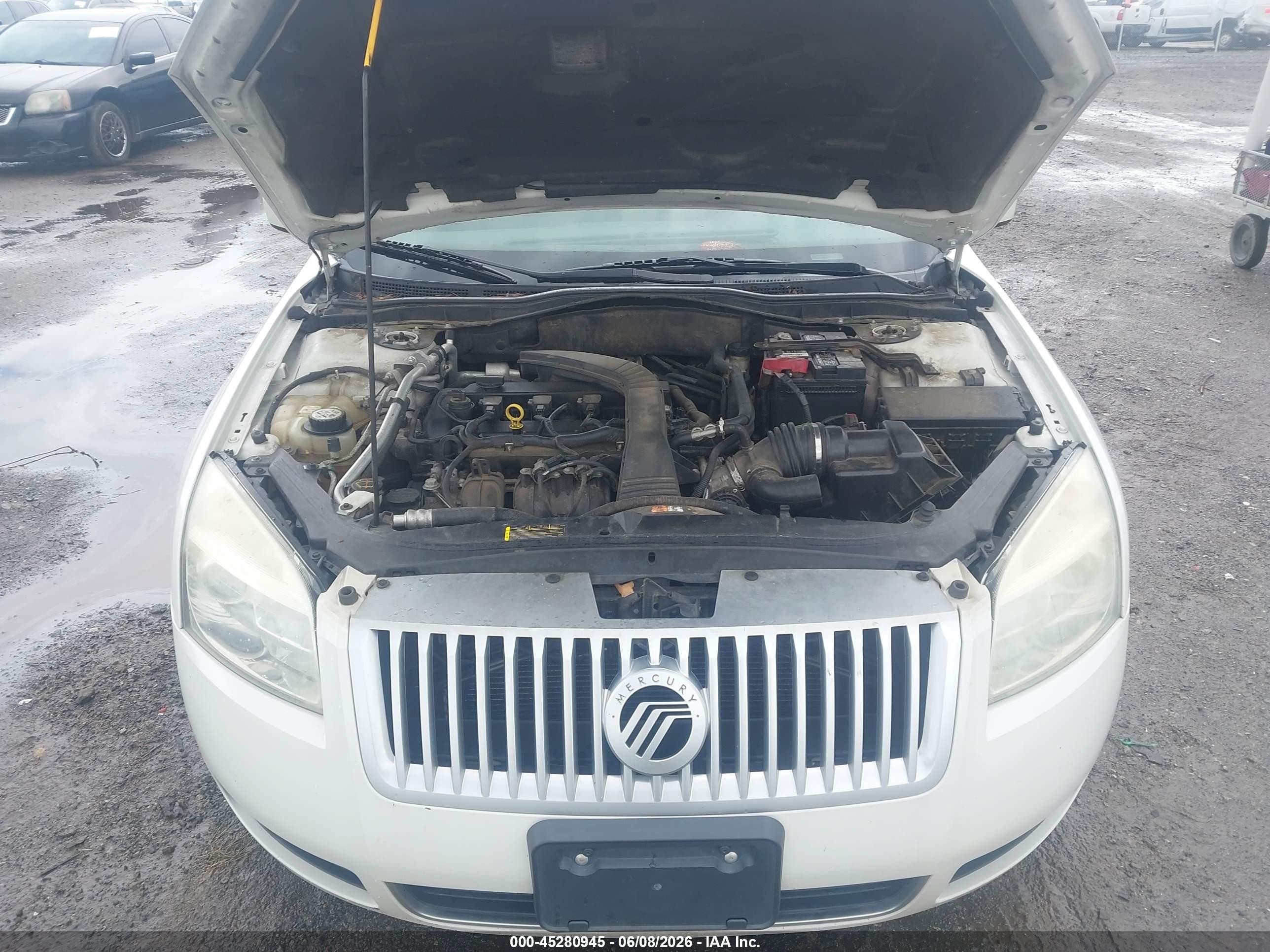 2008 Mercury Milan I4 Premier White vin: 3MEHM08Z98R618969