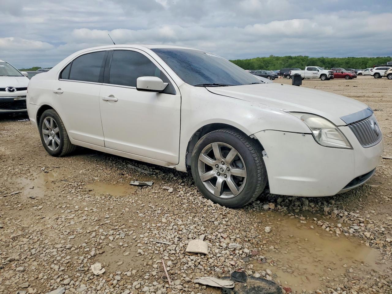 2010 Mercury Milan Premier White vin: 3MEHM0CG6AR616267