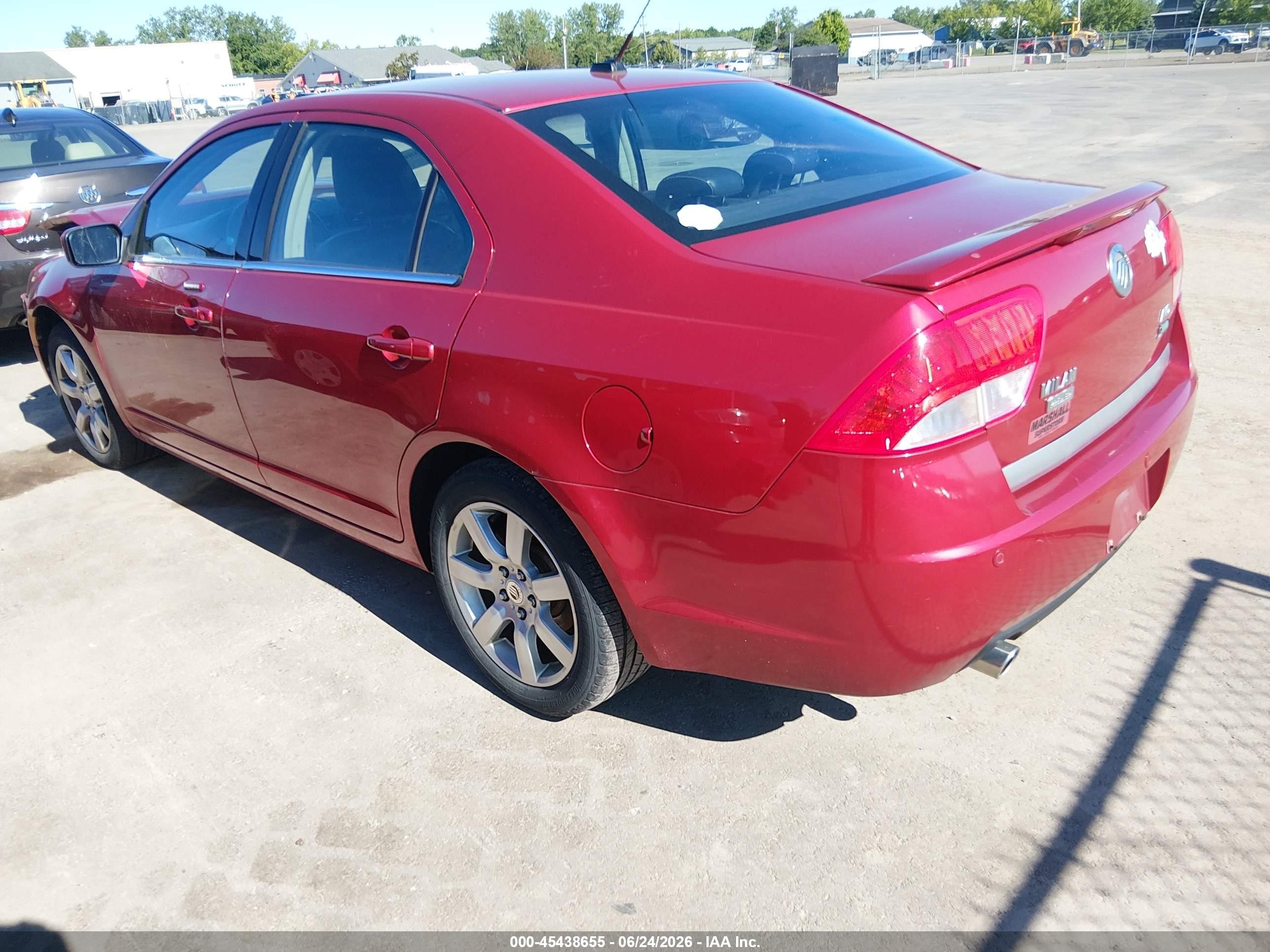 2010 Mercury Milan Premier Red vin: 3MEHM0CG8AR664532