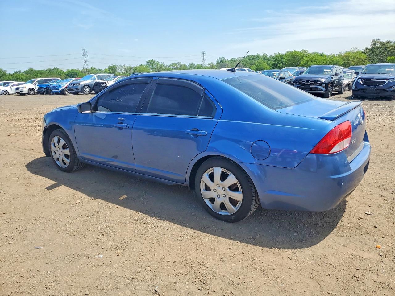 2010 Mercury Milan Blue vin: 3MEHM0HA2AR637671