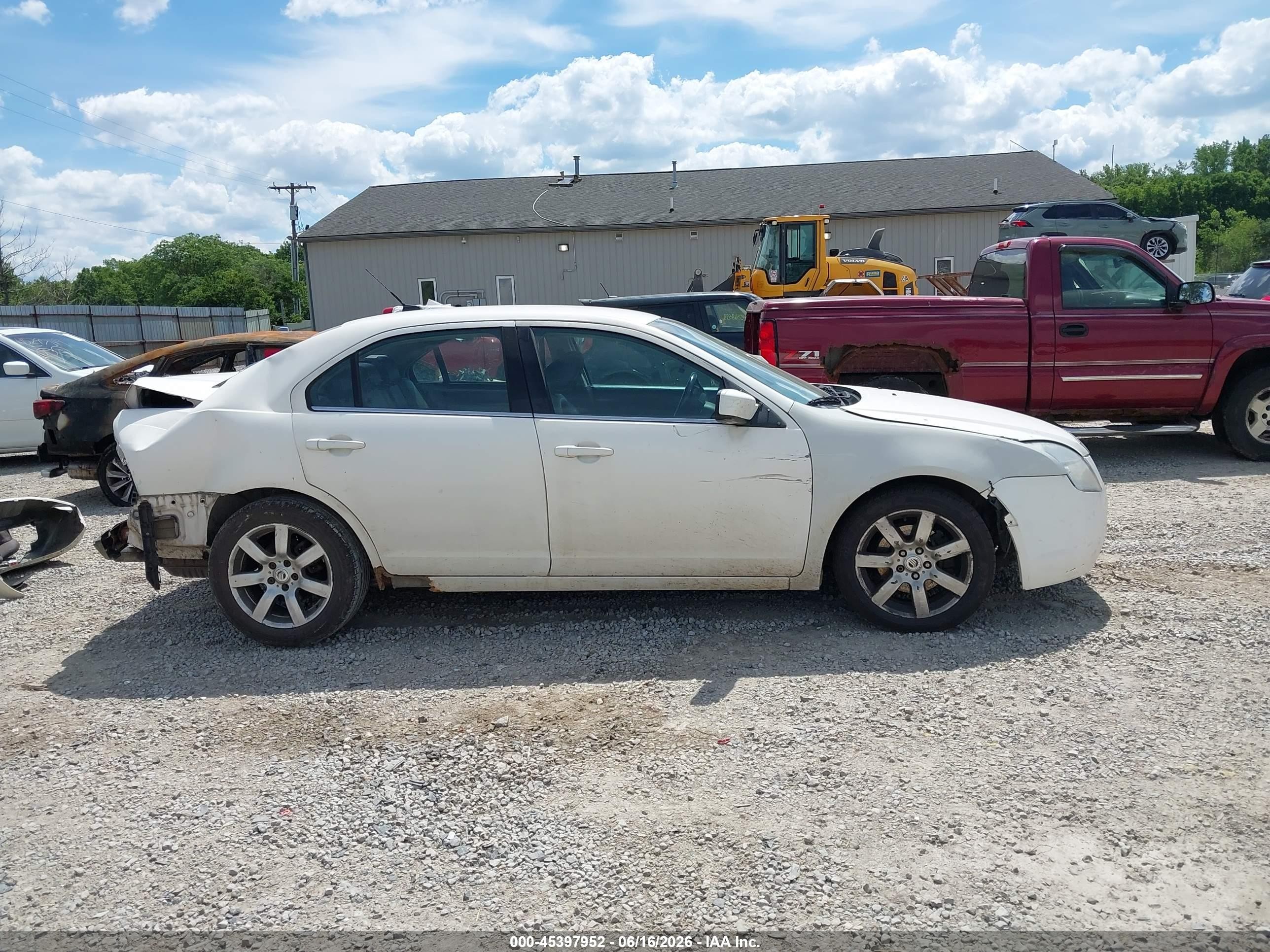 2010 Mercury Milan Premier Белый vin: 3MEHM0JA1AR654875