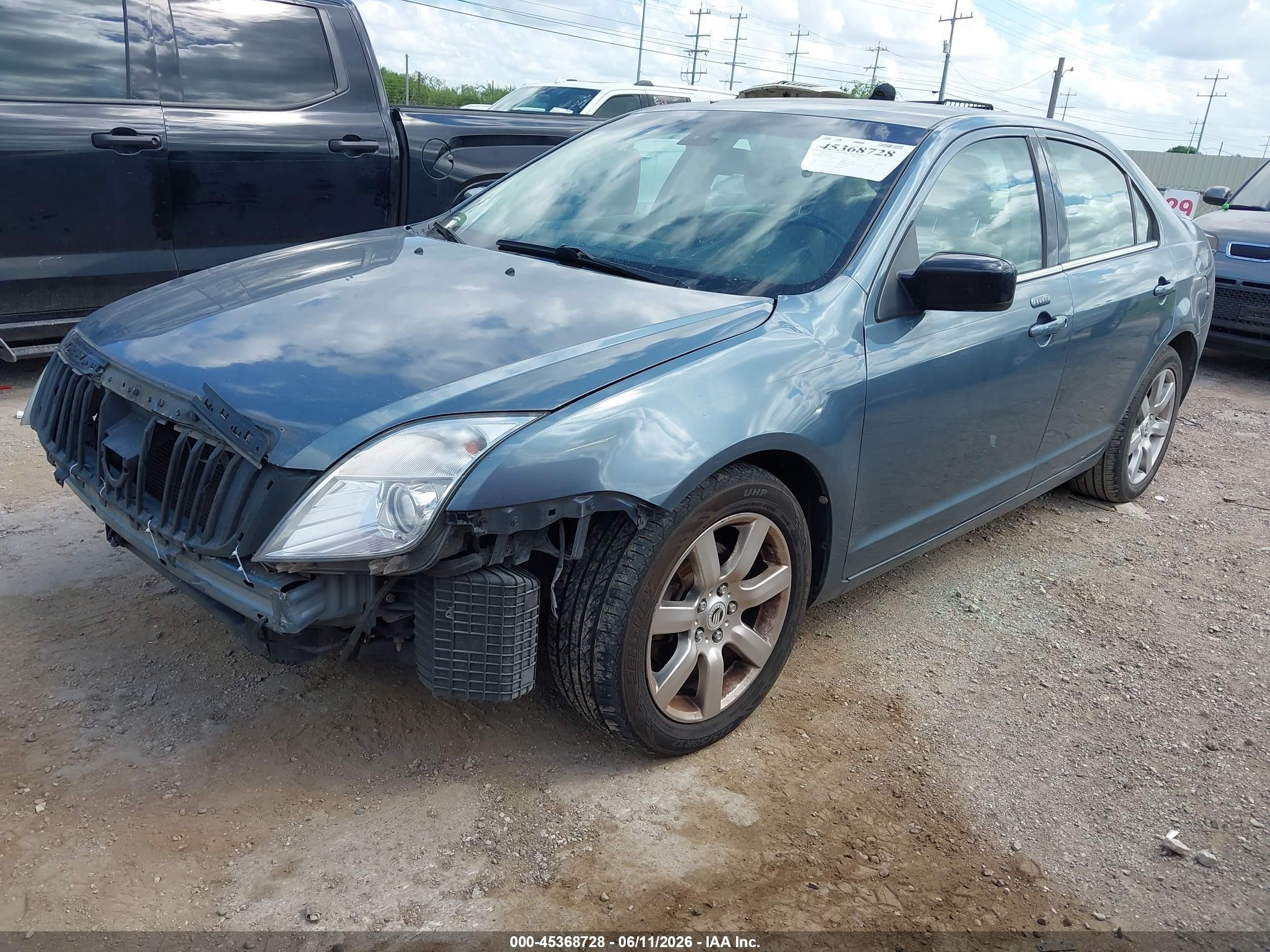 2011 Mercury Milan Premier Light Blue vin: 3MEHM0JA1BR601689