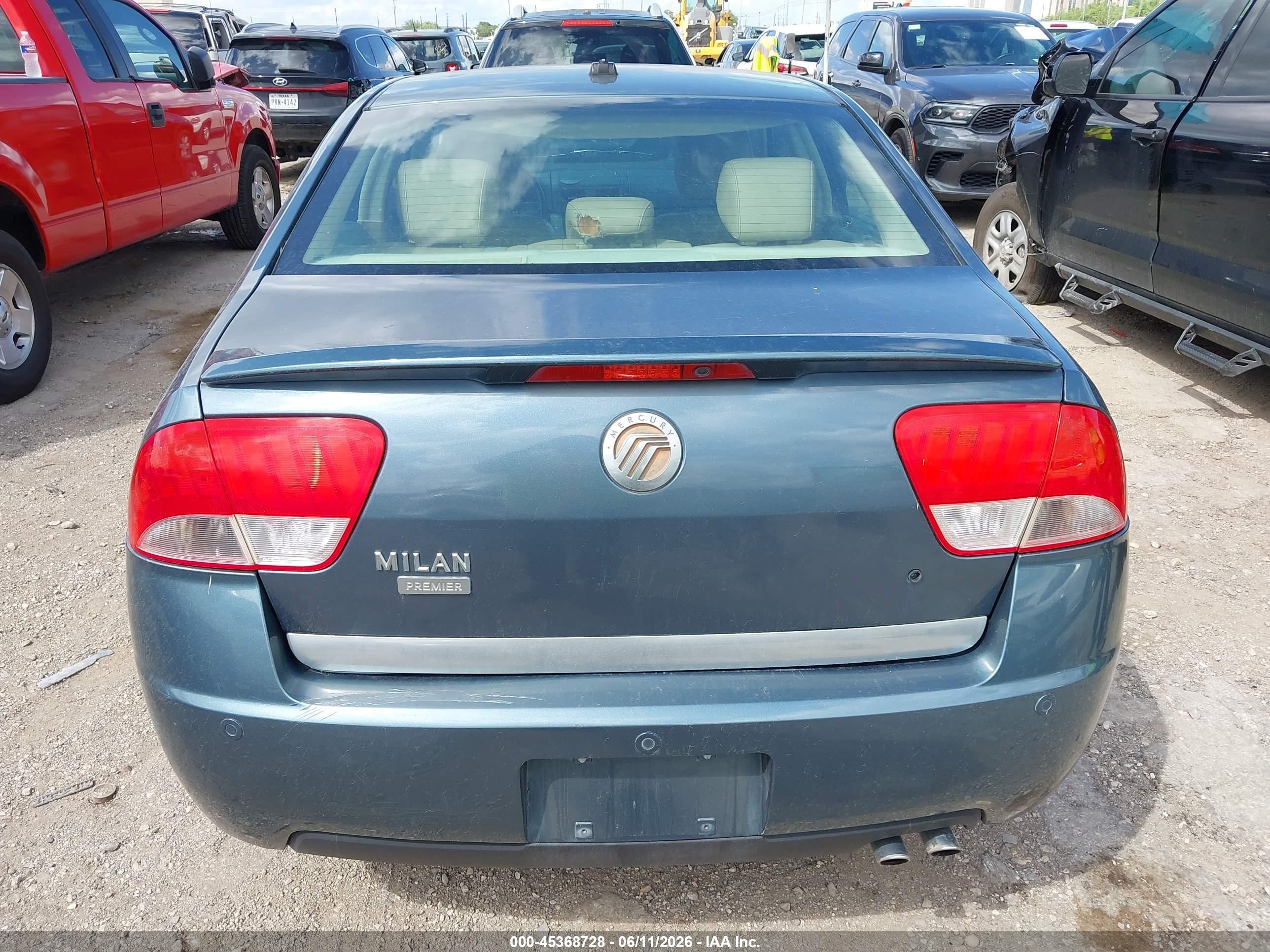 2011 Mercury Milan Premier Light Blue vin: 3MEHM0JA1BR601689
