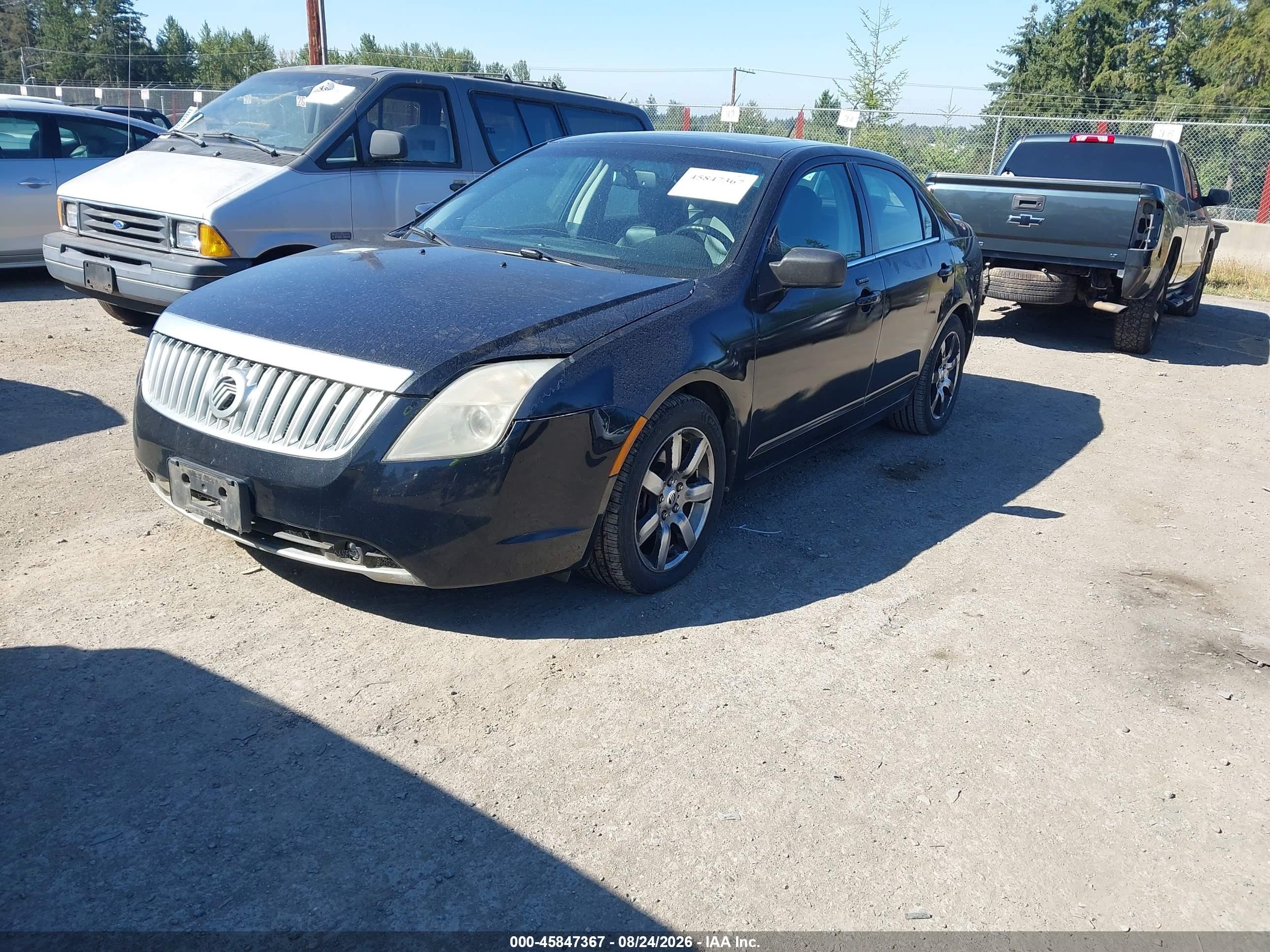 2010 Mercury Milan Premier Black vin: 3MEHM0JA8AR600652