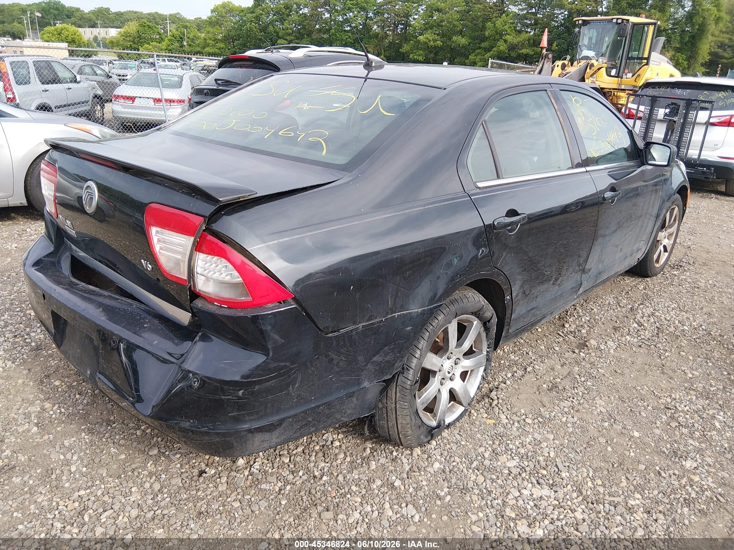 2010 Mercury Milan Premier Black vin: 3MEHM0JA8AR636289
