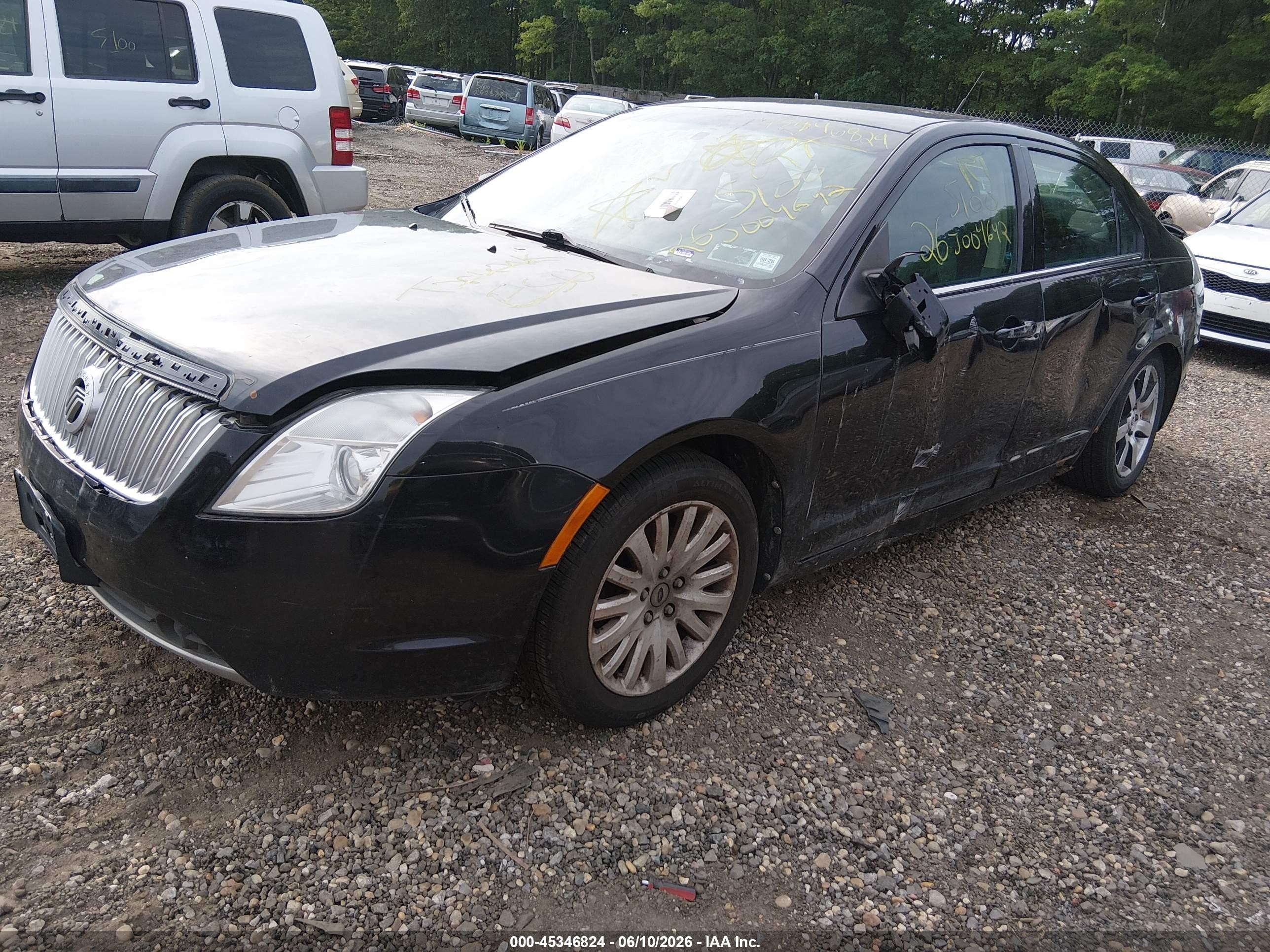 2010 Mercury Milan Premier Black vin: 3MEHM0JA8AR636289