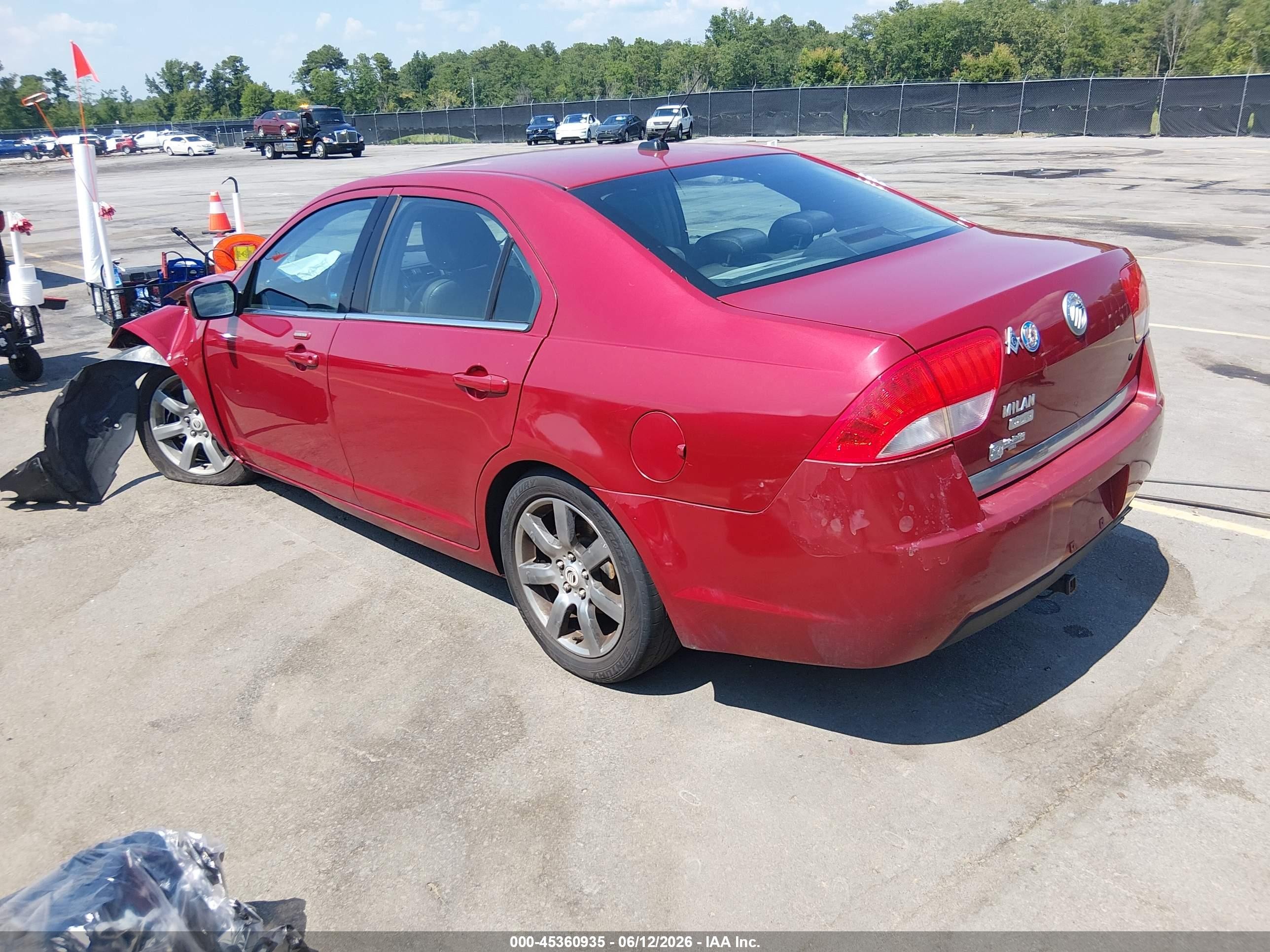2010 Mercury Milan Premier Burgundy vin: 3MEHM0JA9AR600689