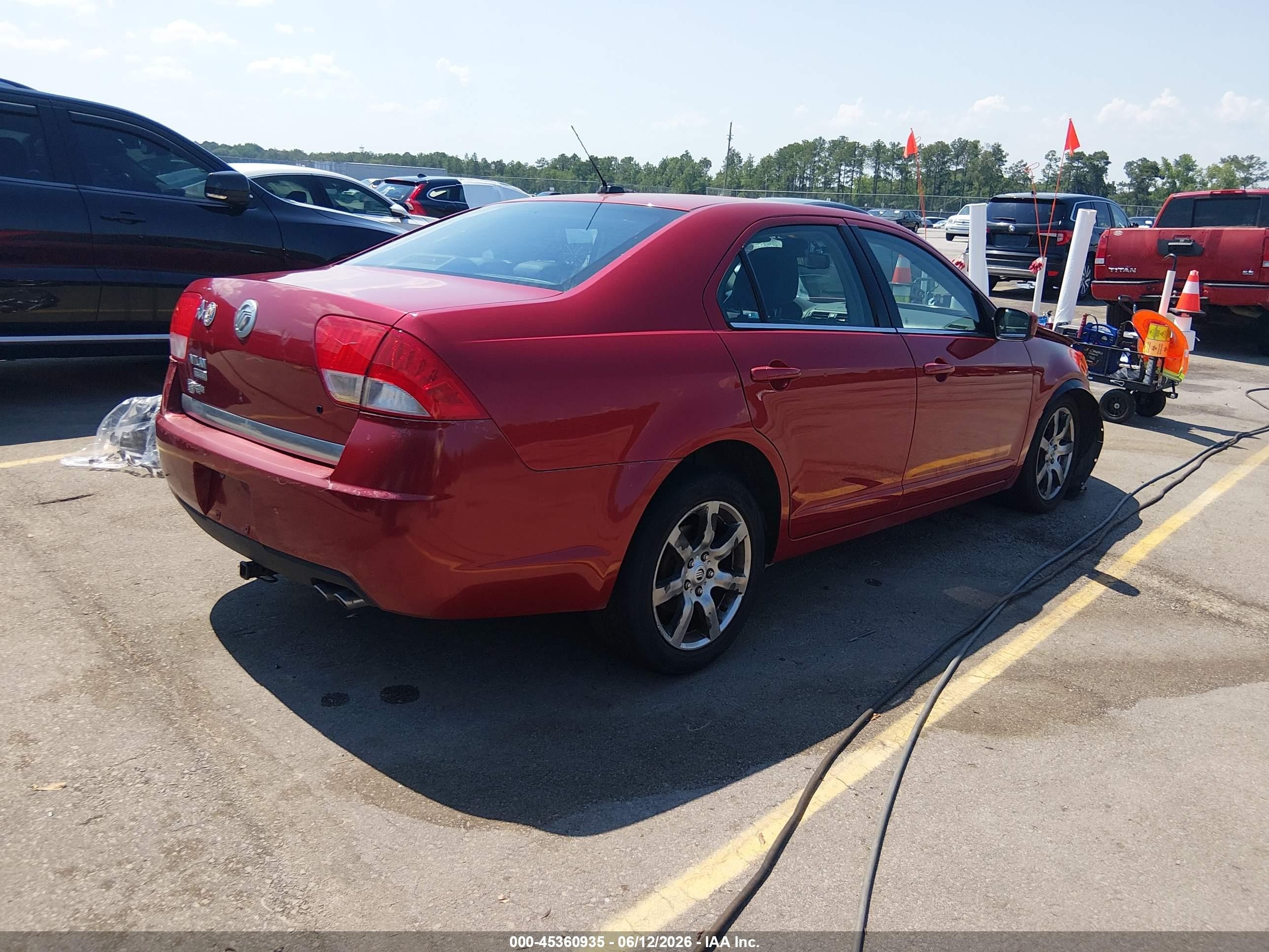 2010 Mercury Milan Premier Burgundy vin: 3MEHM0JA9AR600689