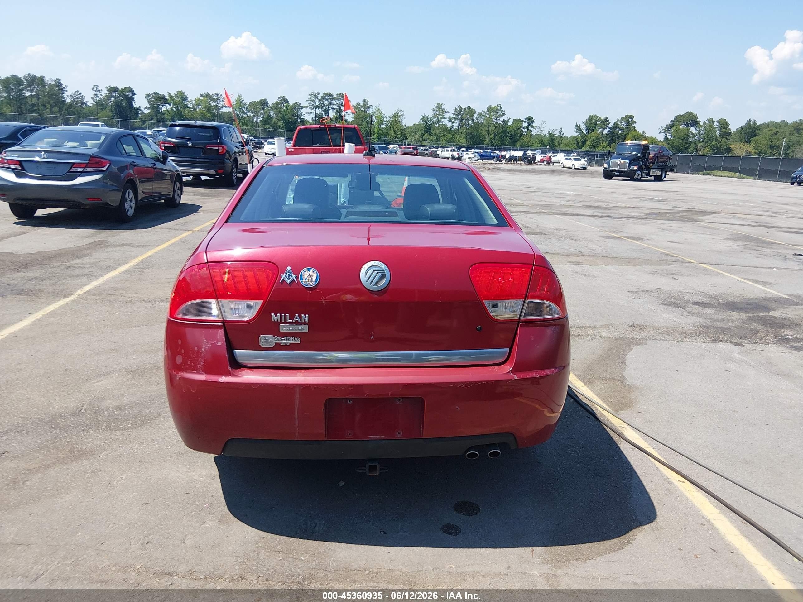 2010 Mercury Milan Premier Burgundy vin: 3MEHM0JA9AR600689