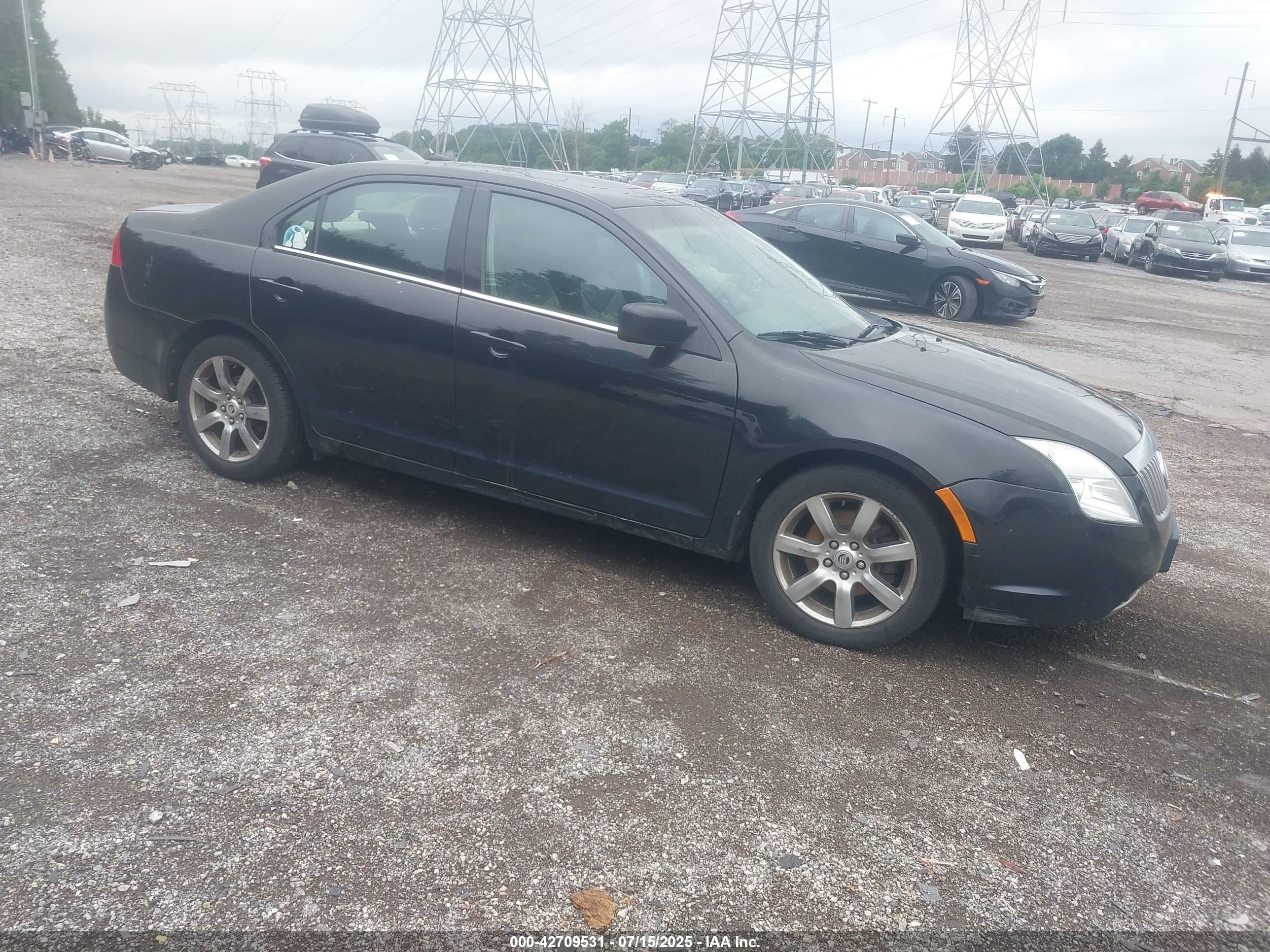 2011 Mercury Milan Premier Black vin: 3MEHM0JAXBR603487
