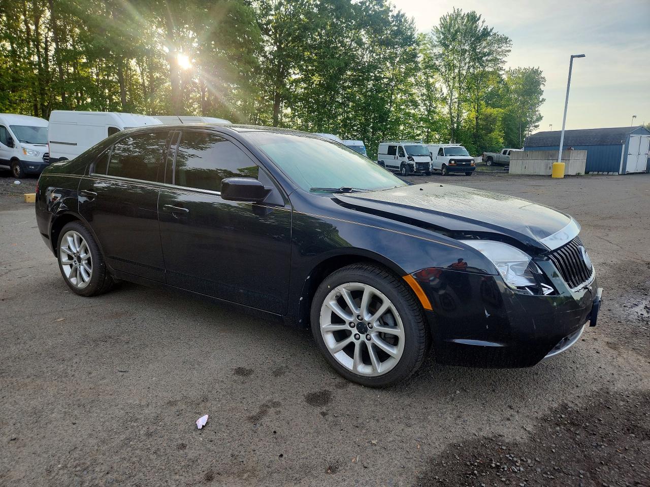 2010 Mercury Milan Black vin: 3MEHM0JG0AR652149