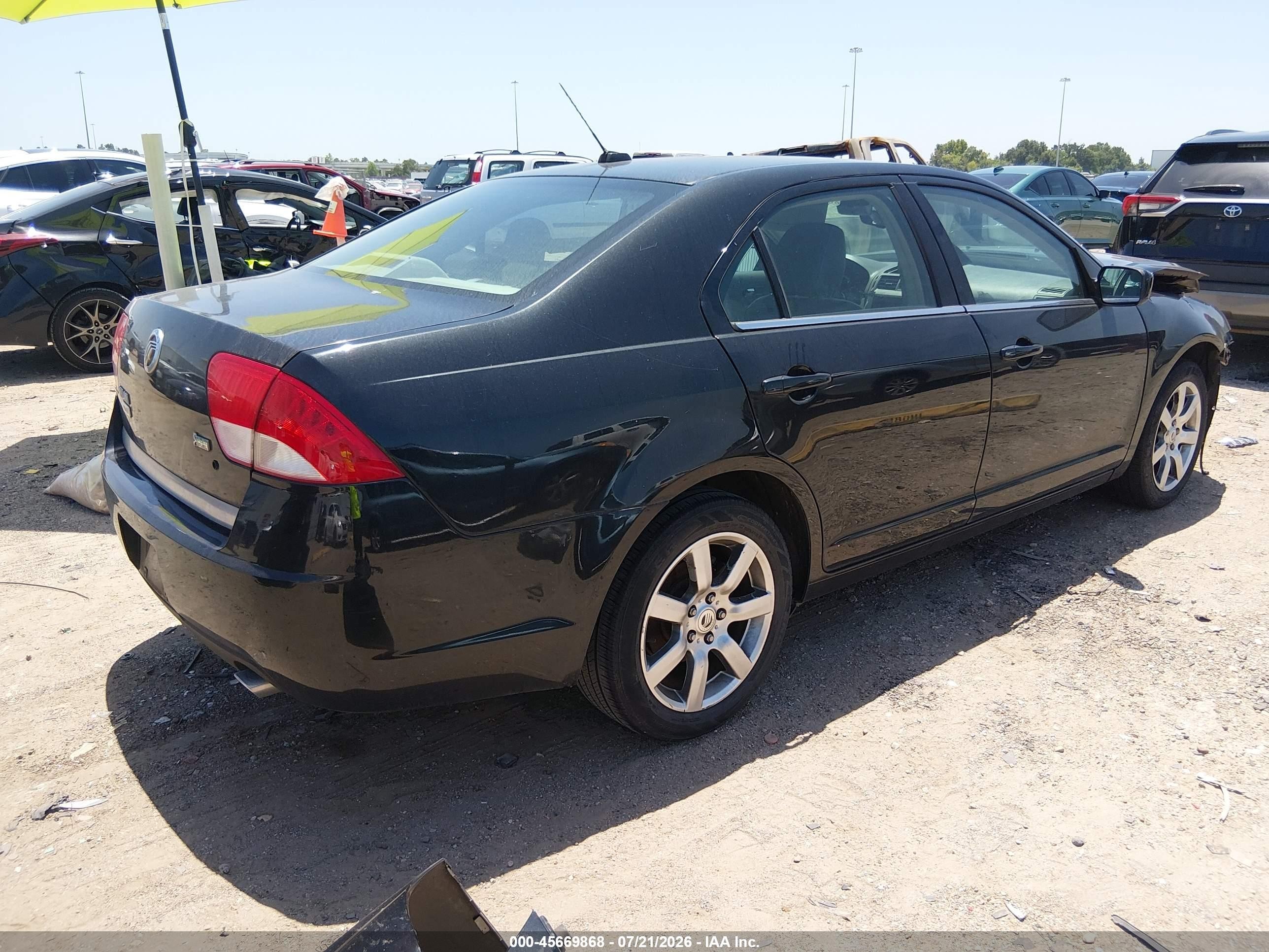 2010 Mercury Milan Premier Black vin: 3MEHM0JG3AR660570