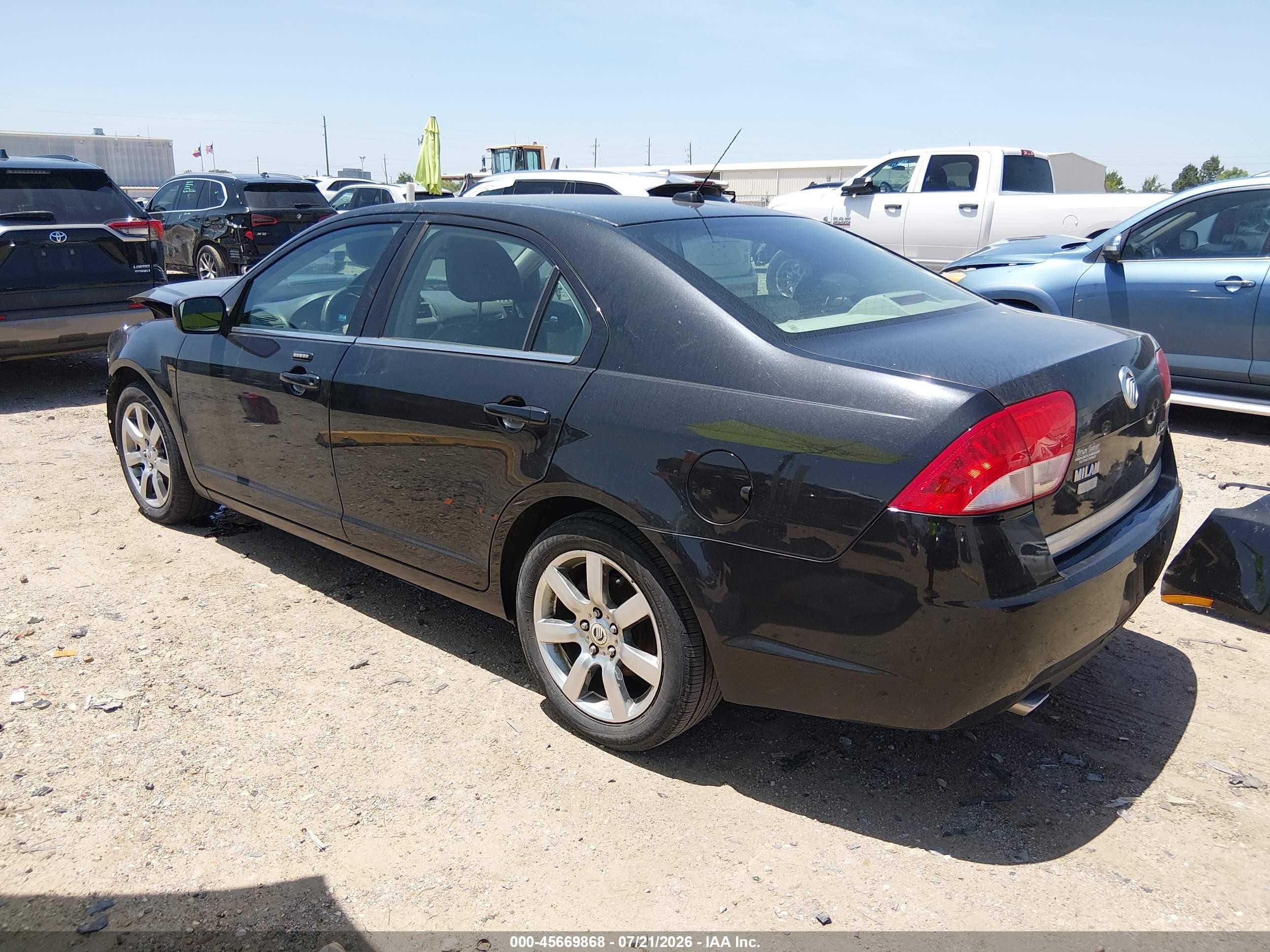 2010 Mercury Milan Premier Black vin: 3MEHM0JG3AR660570
