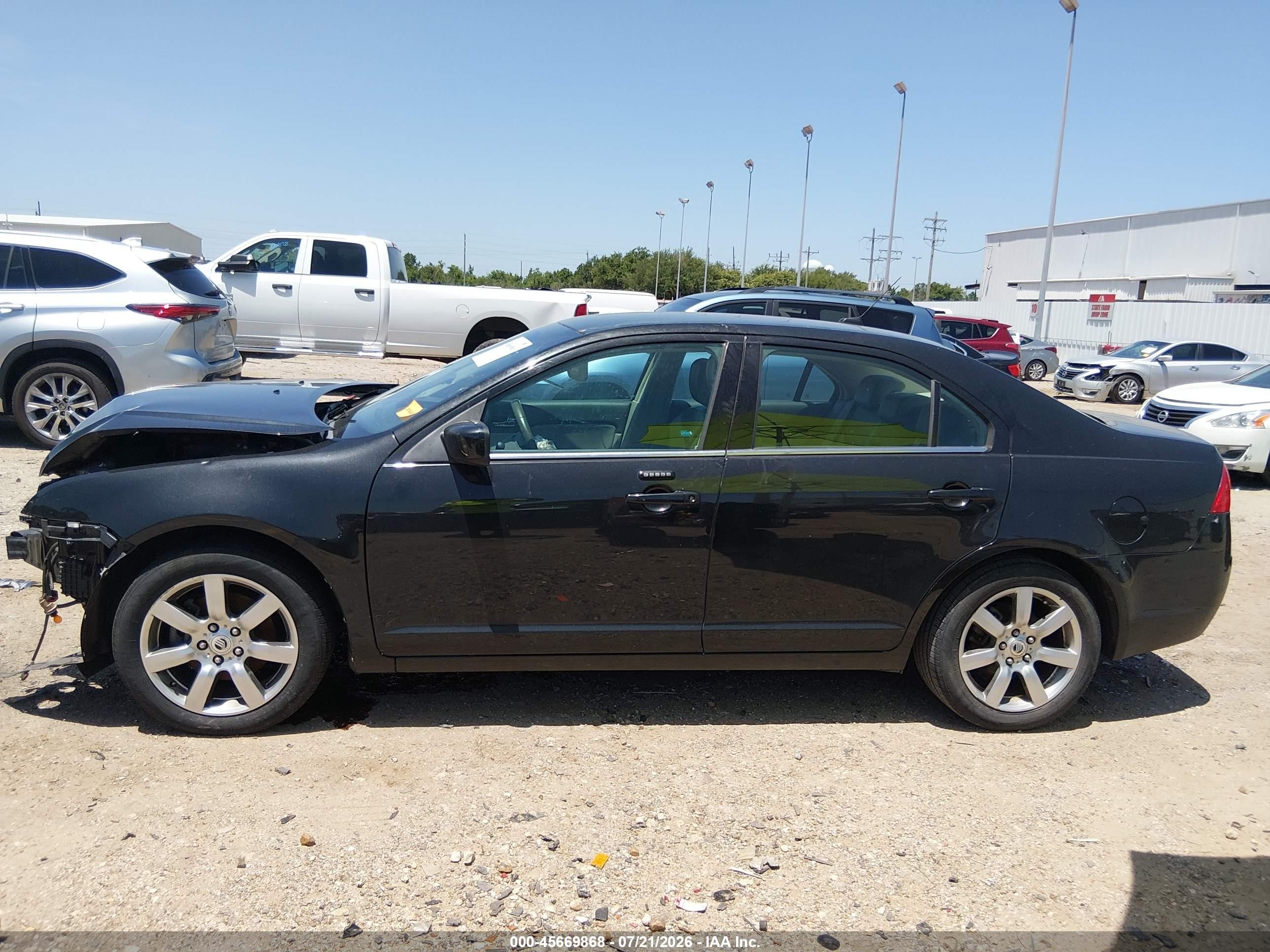 2010 Mercury Milan Premier Black vin: 3MEHM0JG3AR660570