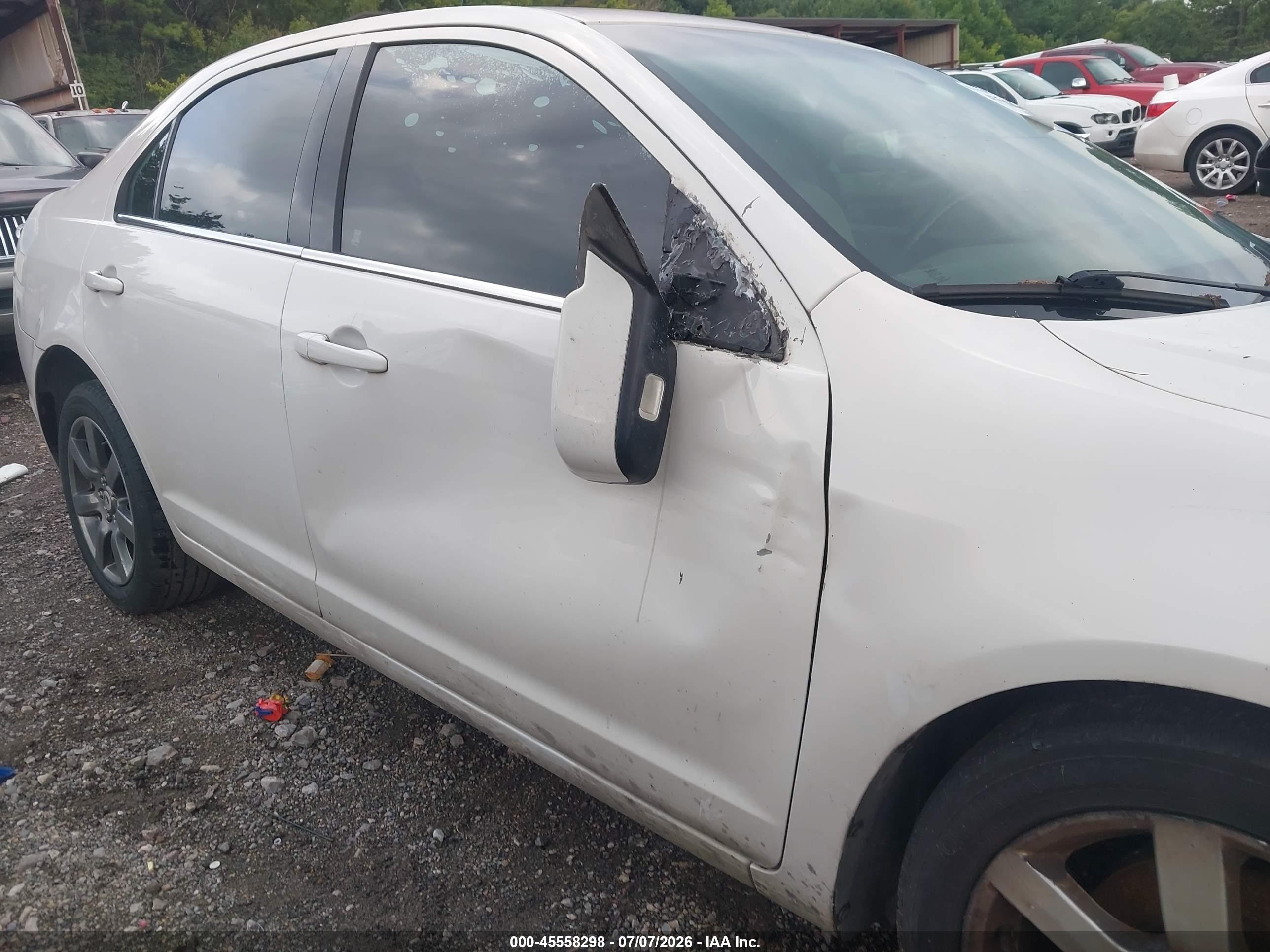 2010 Mercury Milan Premier Белый vin: 3MEHM0JG6AR648378