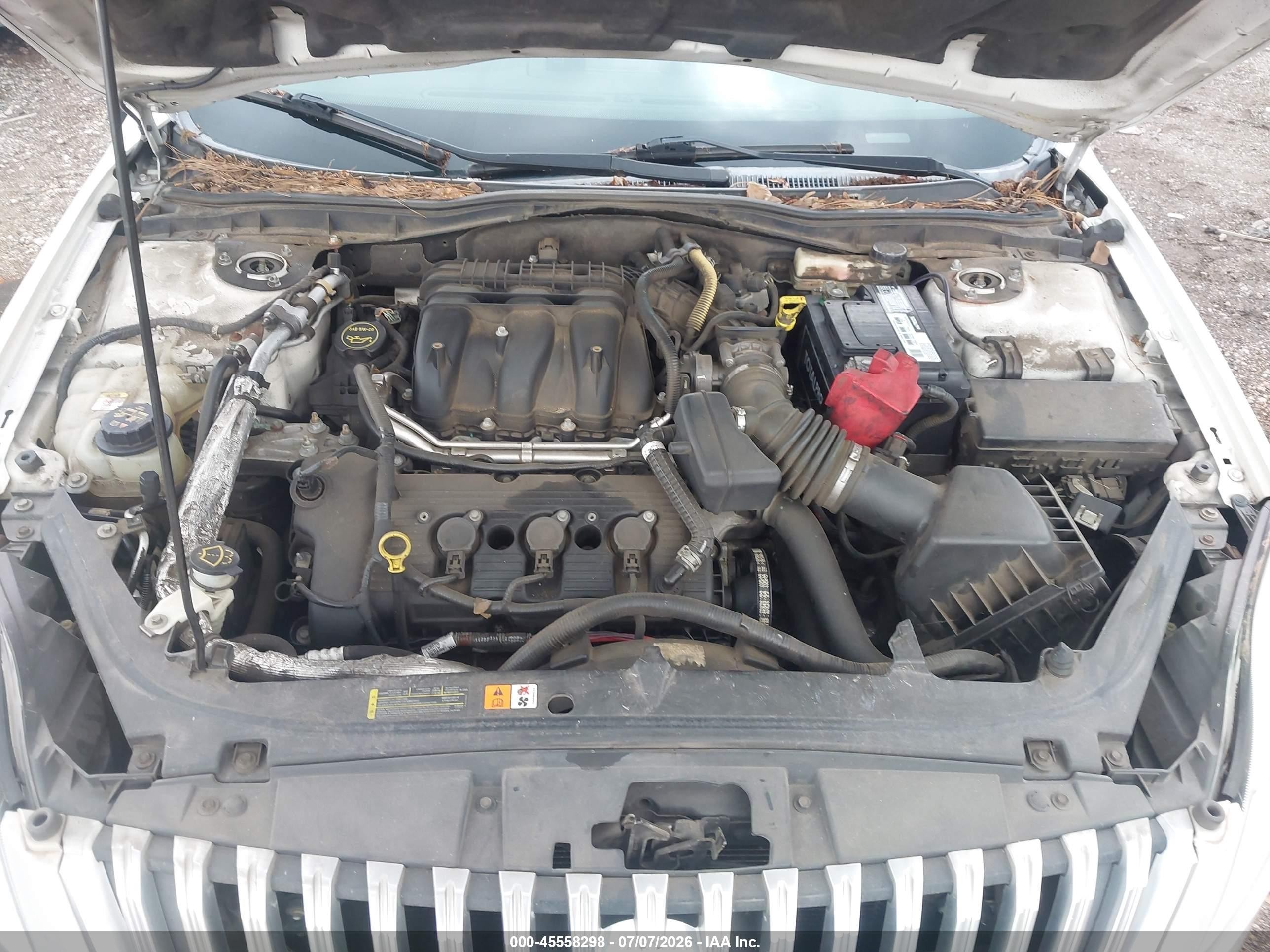 2010 Mercury Milan Premier Белый vin: 3MEHM0JG6AR648378