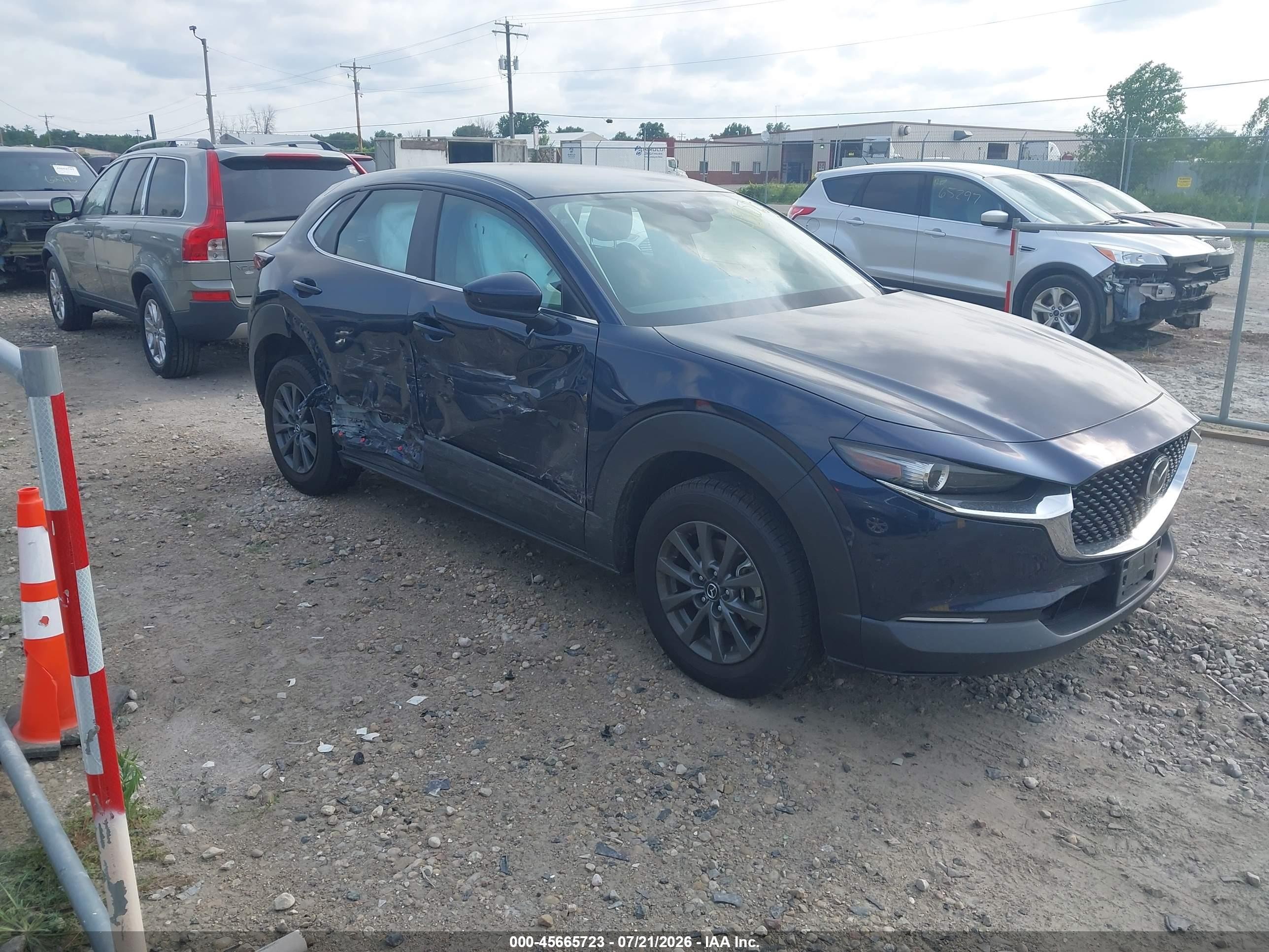 2022 Mazda Cx-30 2.5 S Blue vin: 3MVDMBAL1NM419018