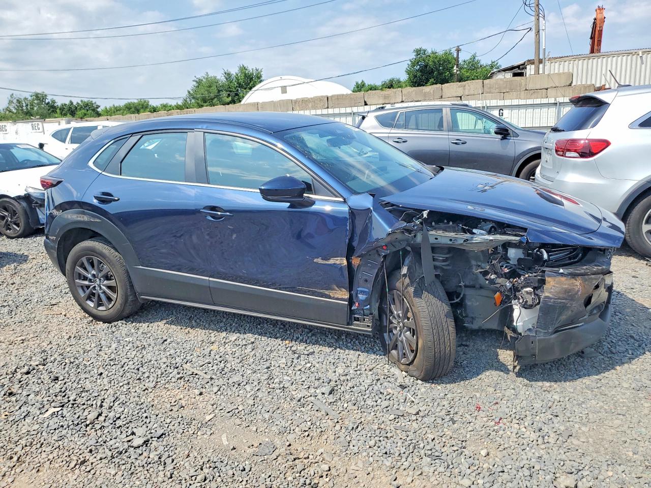 2025 Mazda Cx-30 Blue vin: 3MVDMBAM1SM820993