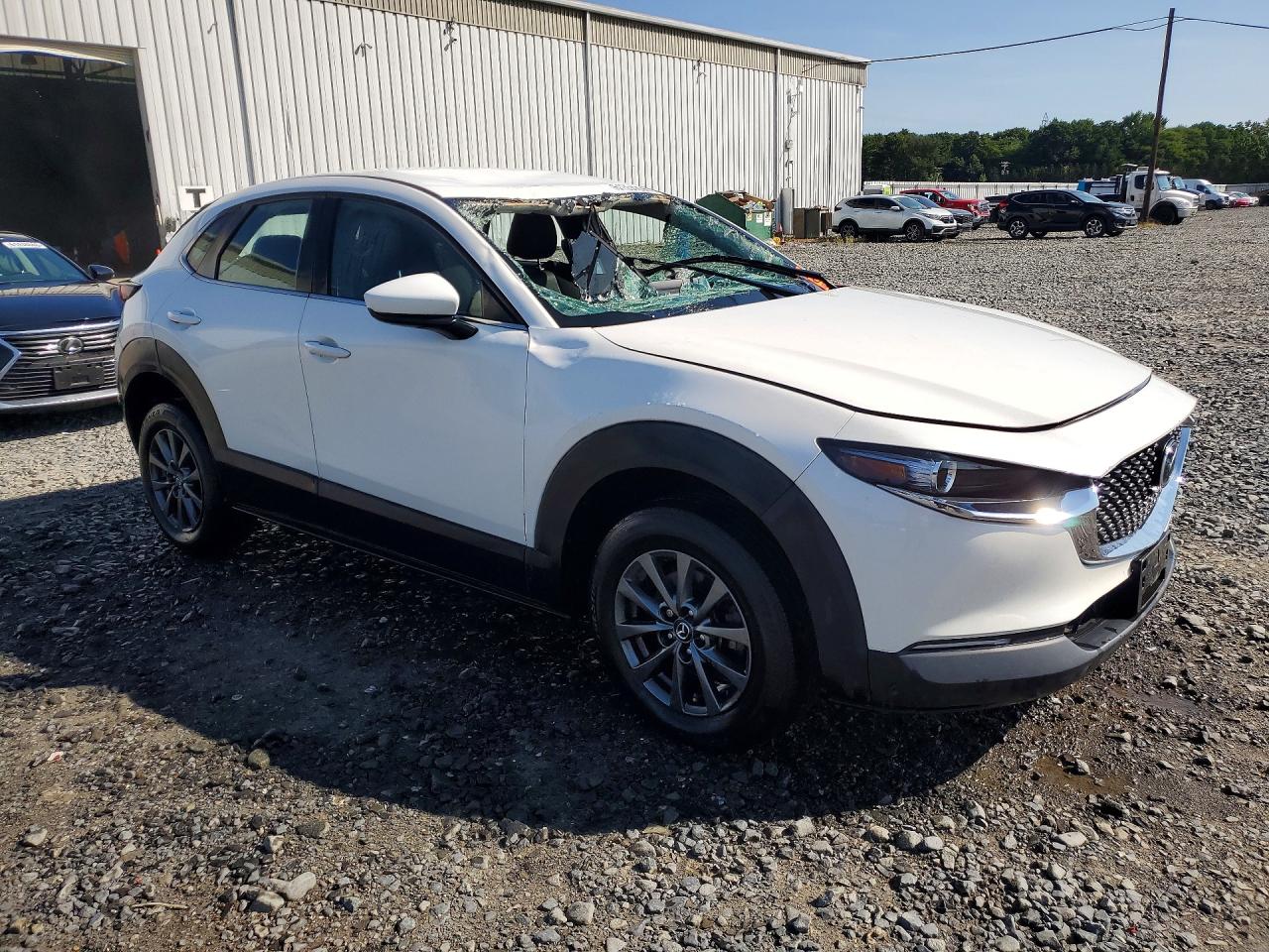 2023 Mazda Cx-30 White vin: 3MVDMBAM5PM518260