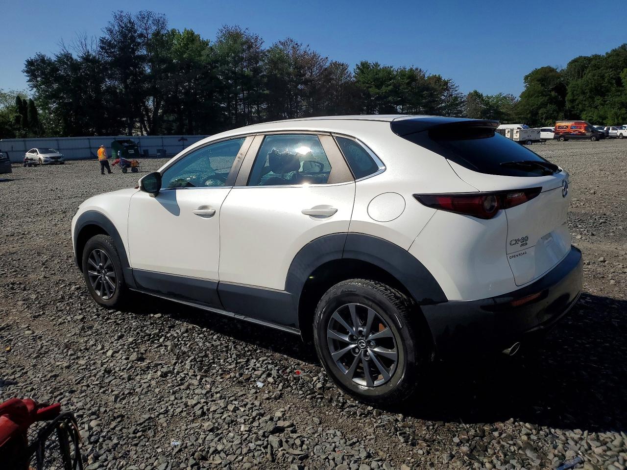 2023 Mazda Cx-30 White vin: 3MVDMBAM5PM518260