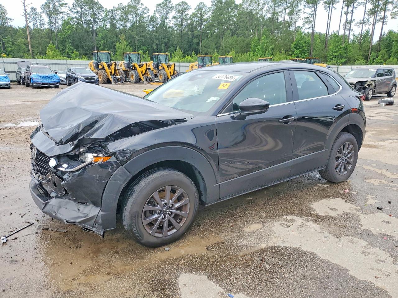 2024 Mazda Cx-30 Black vin: 3MVDMBAM9RM664499