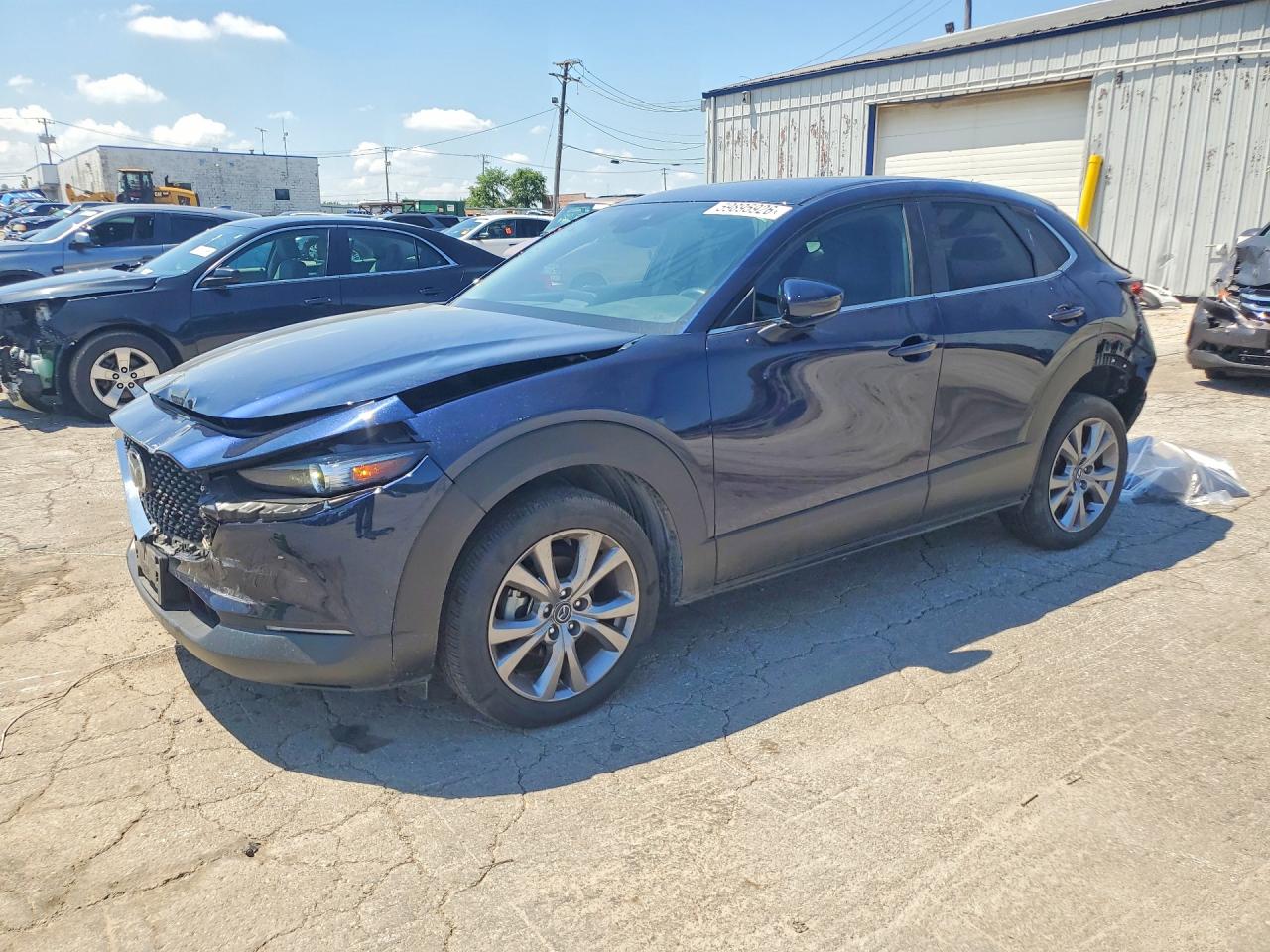 2021 Mazda Cx-30 Blue vin: 3MVDMBBL3MM239620