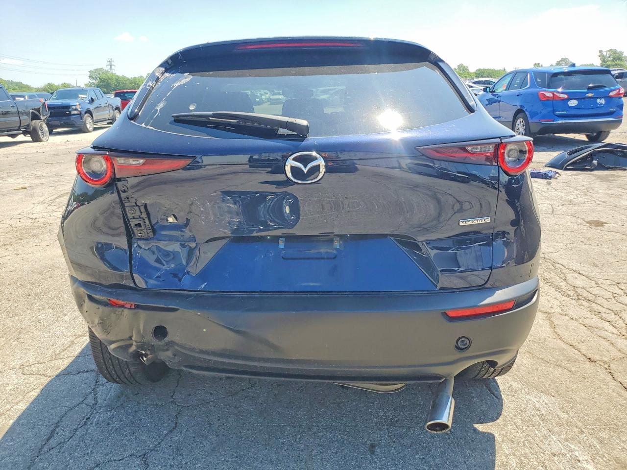 2021 Mazda Cx-30 Blue vin: 3MVDMBBL3MM239620