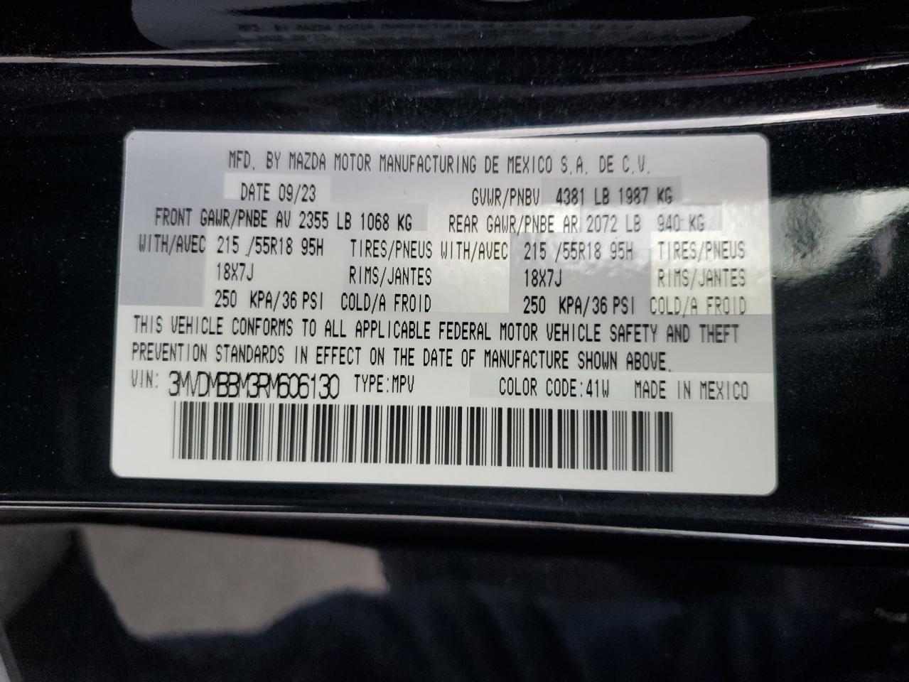 Price & History 2024 Mazda Cx-30 Select 2.5l 4 vin