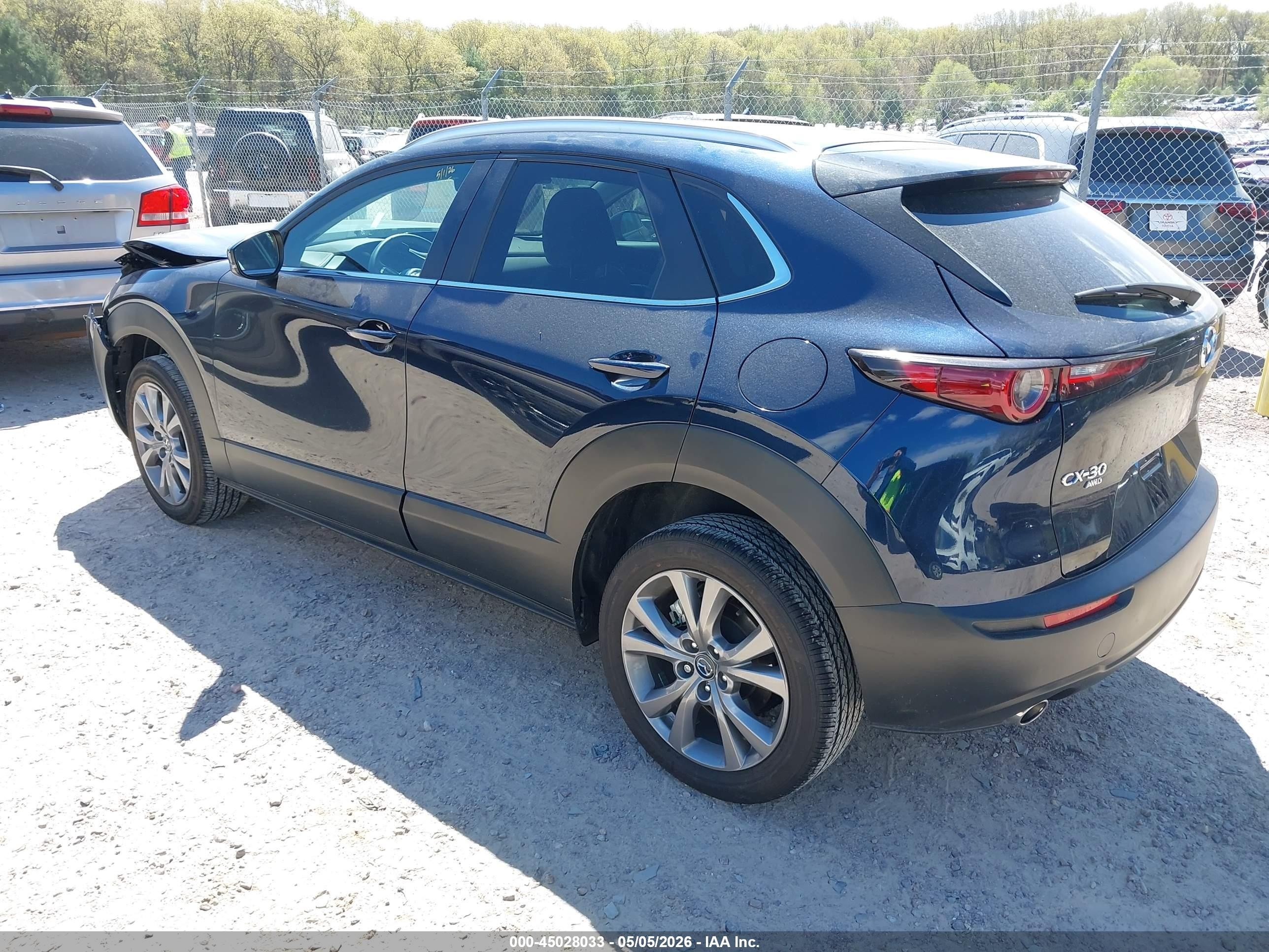 2025 Mazda Cx-30 2.5 S Preferred Package Blue vin: 3MVDMBCM1SM853103