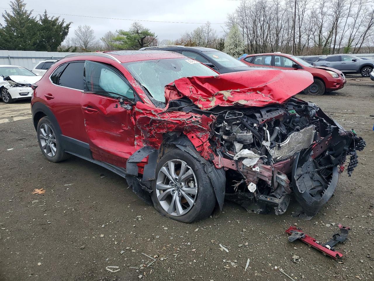 2021 Mazda Cx-30 Premium Maroon vin: 3MVDMBDL4MM314127