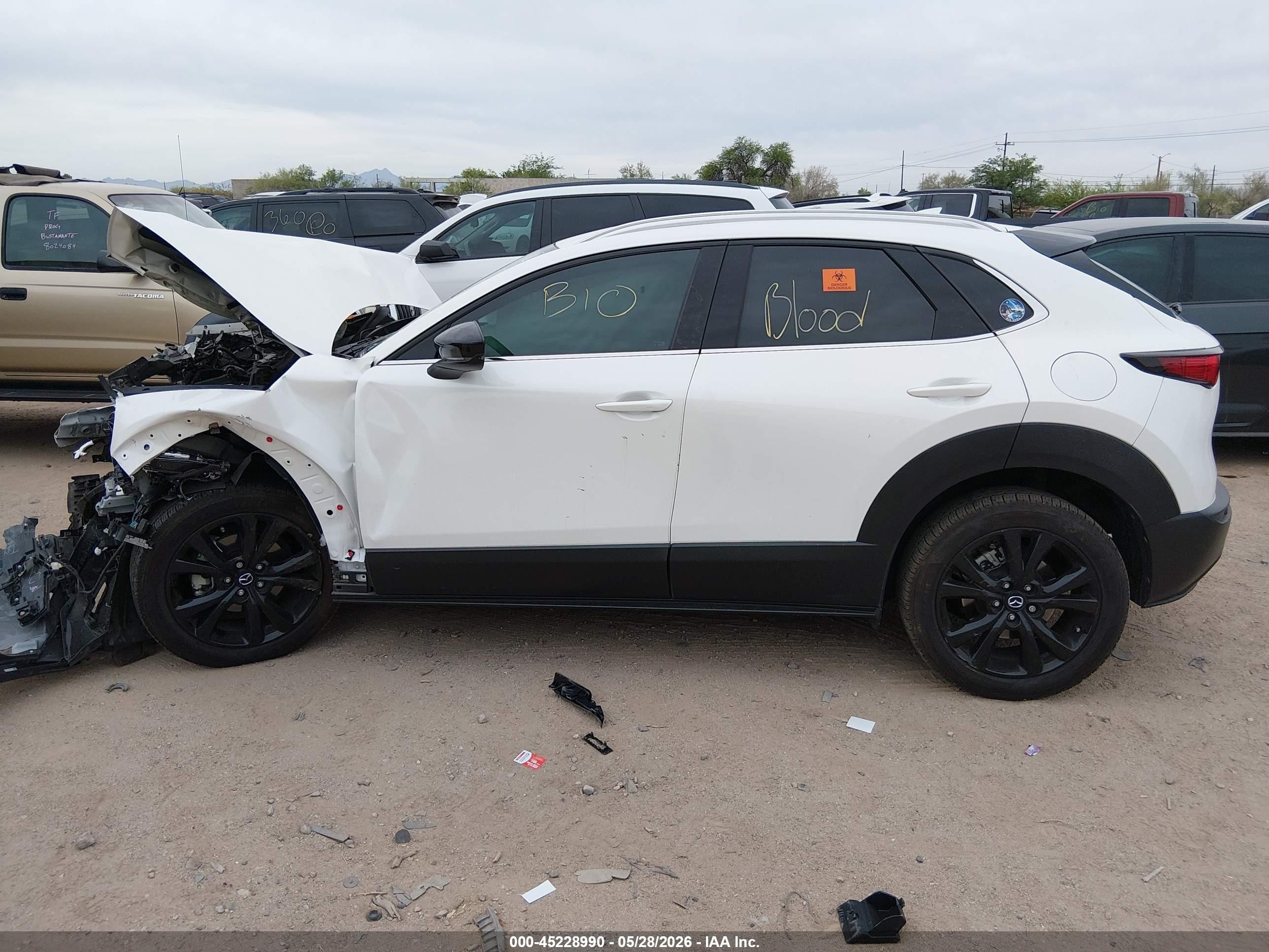 2021 Mazda Cx-30 2.5 Turbo Premium White vin: 3MVDMBDY5MM252703