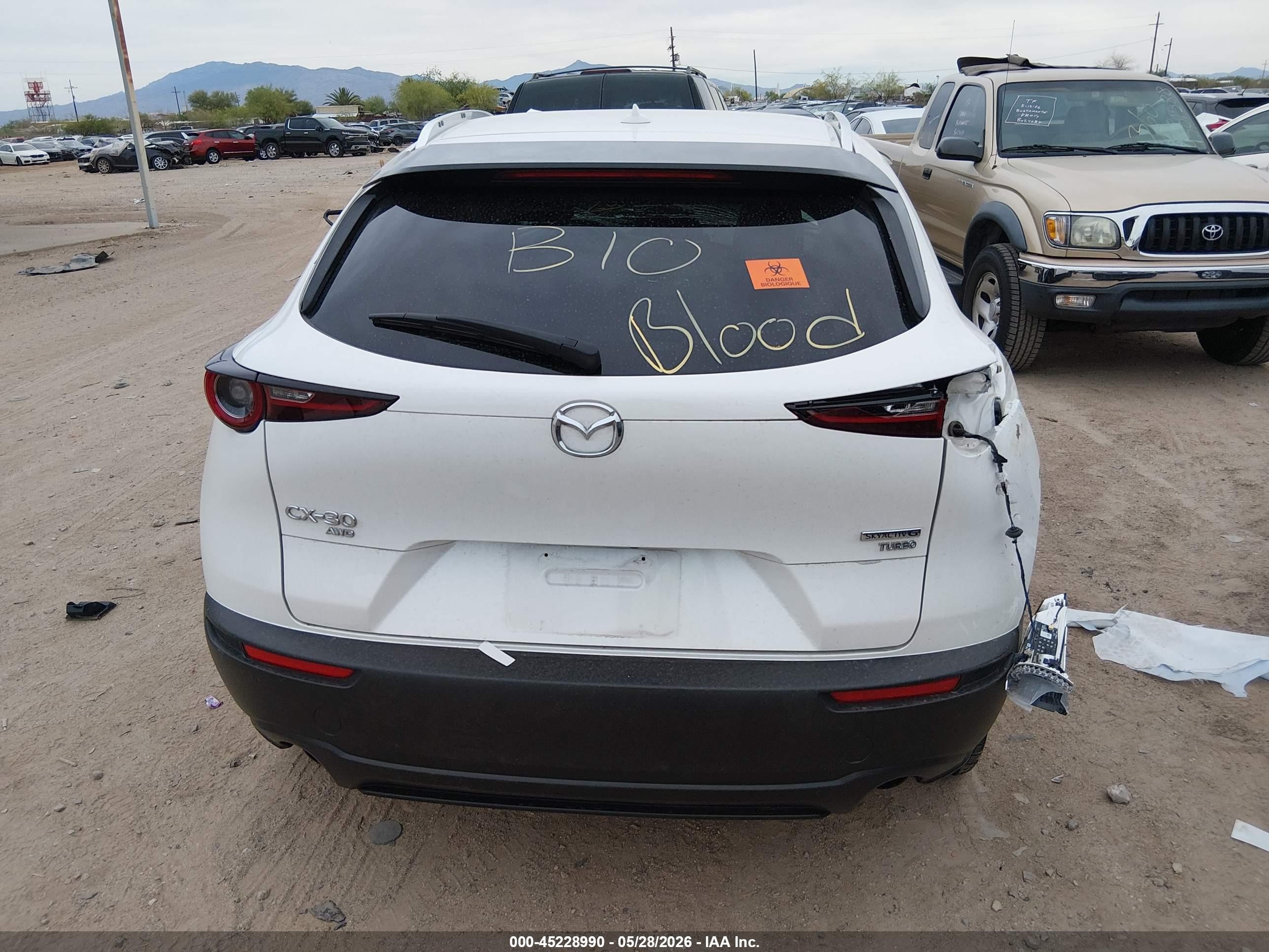 2021 Mazda Cx-30 2.5 Turbo Premium White vin: 3MVDMBDY5MM252703