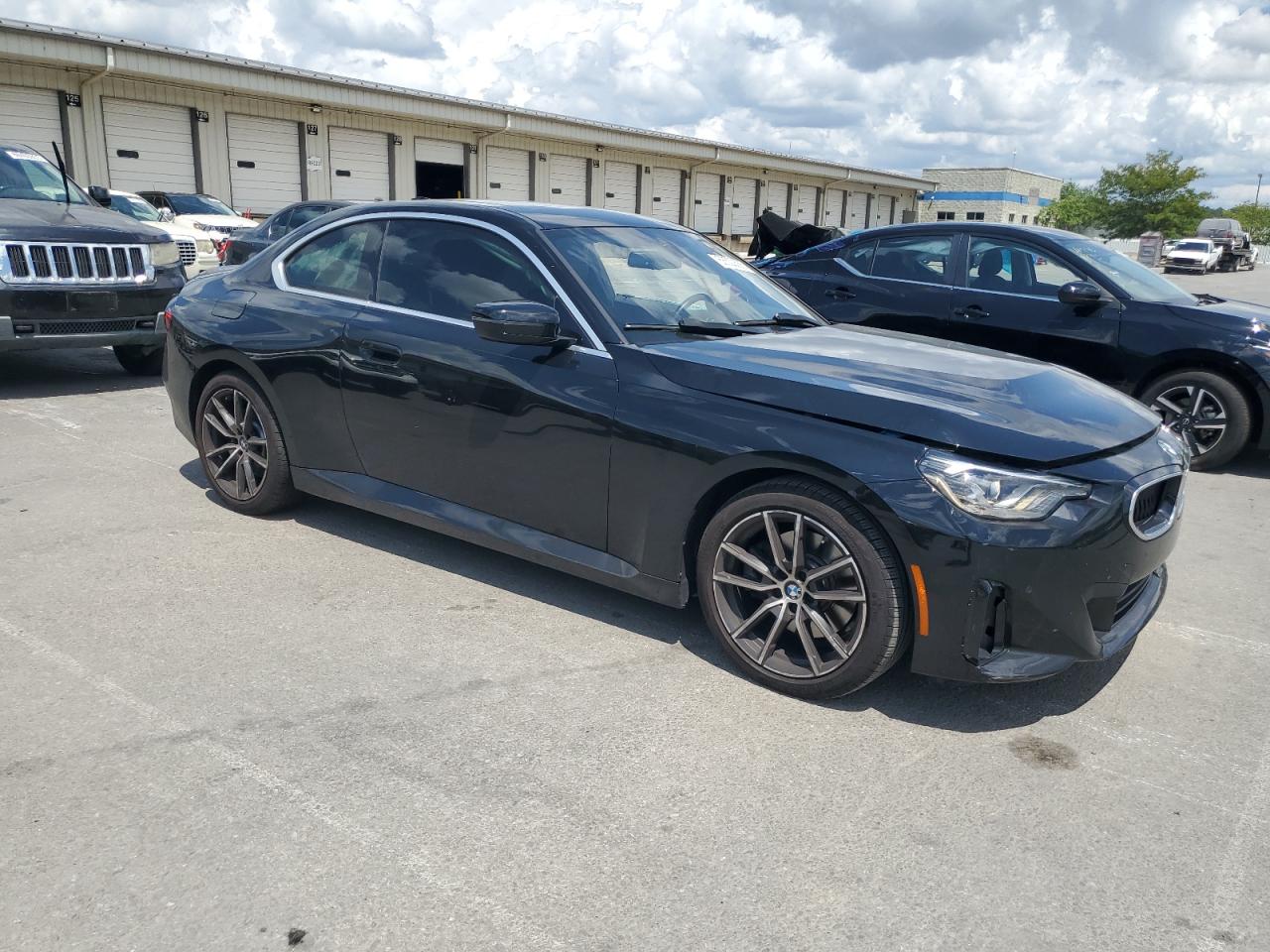 2022 Bmw 230i Черный vin: 3MW23CM08N8C47076