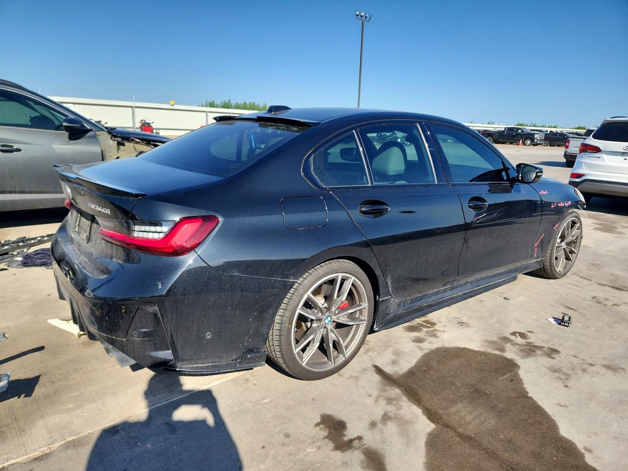 2025 Bmw M340i Черный vin: 3MW59FT01S8F83159
