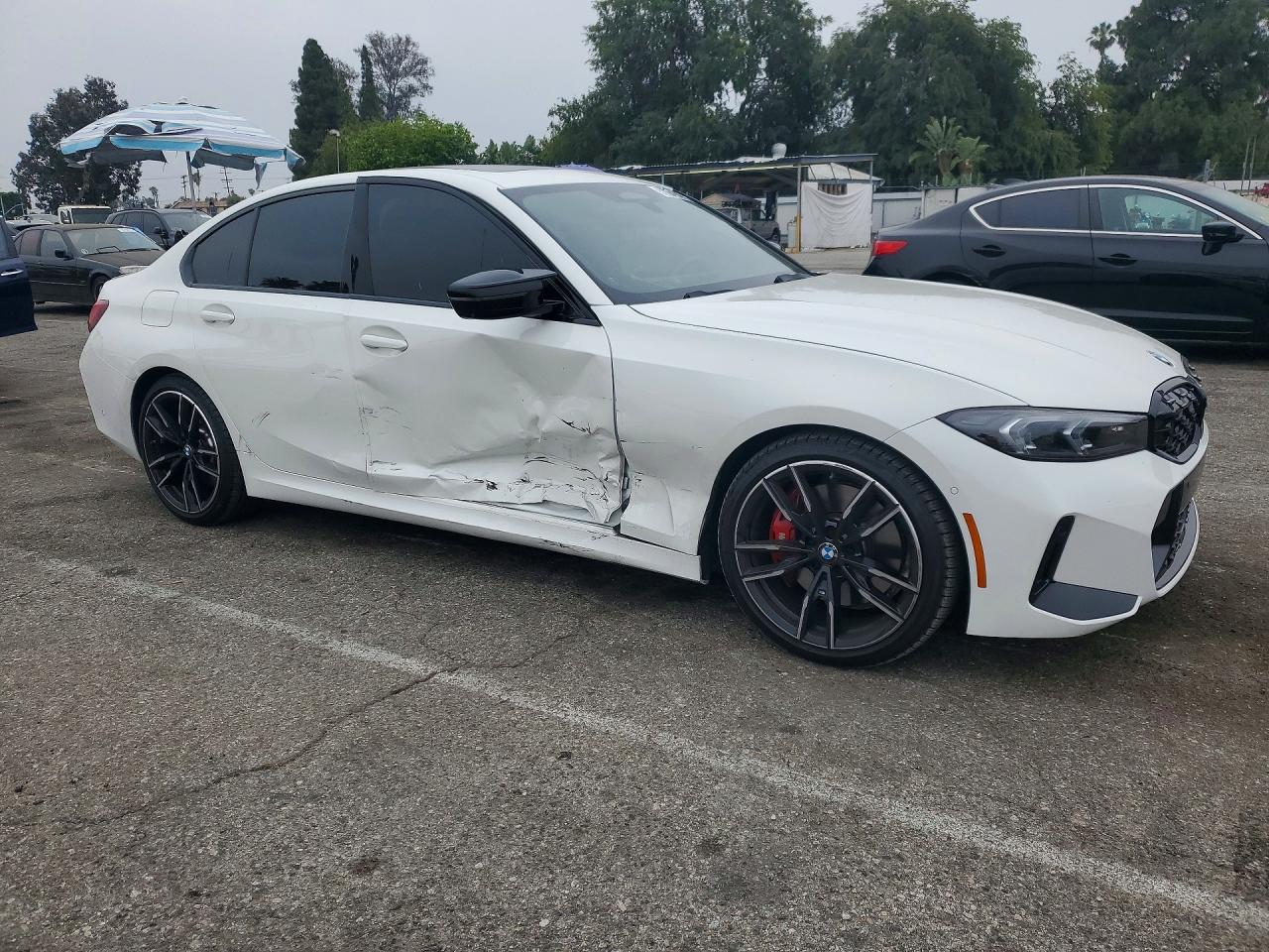 2025 Bmw M340i White vin: 3MW59FT09S8F24764