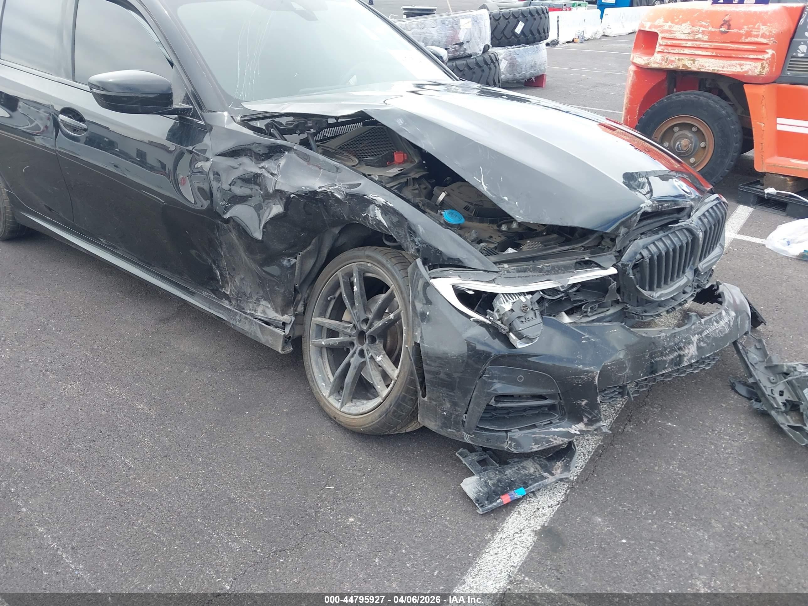 2021 Bmw 330e Черный vin: 3MW5P7J02M8B67395