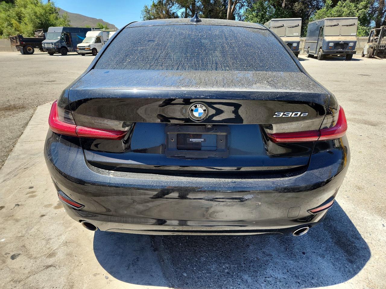 2021 Bmw 330e Черный vin: 3MW5P7J0XM8C14589