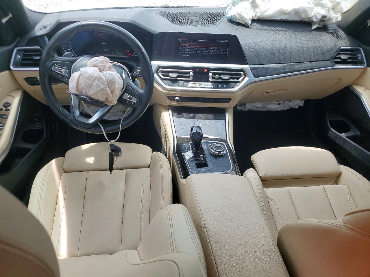 2021 Bmw 330i White vin: 3MW5R1J00M8B53356
