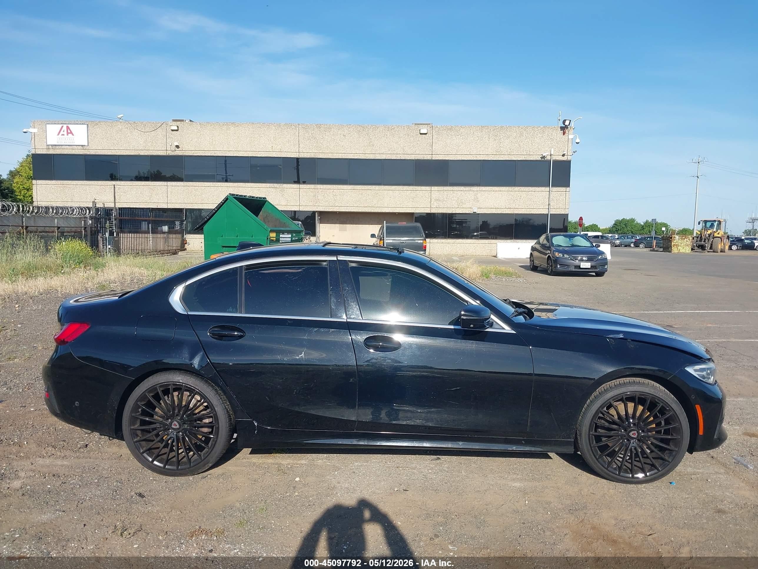 2021 Bmw 330i   Black vin: 3MW5R1J00M8B97129
