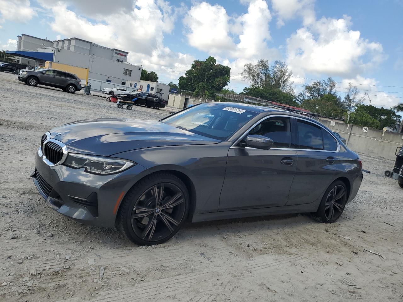 2022 Bmw 330i    Серый vin: 3MW5R1J01N8C26879