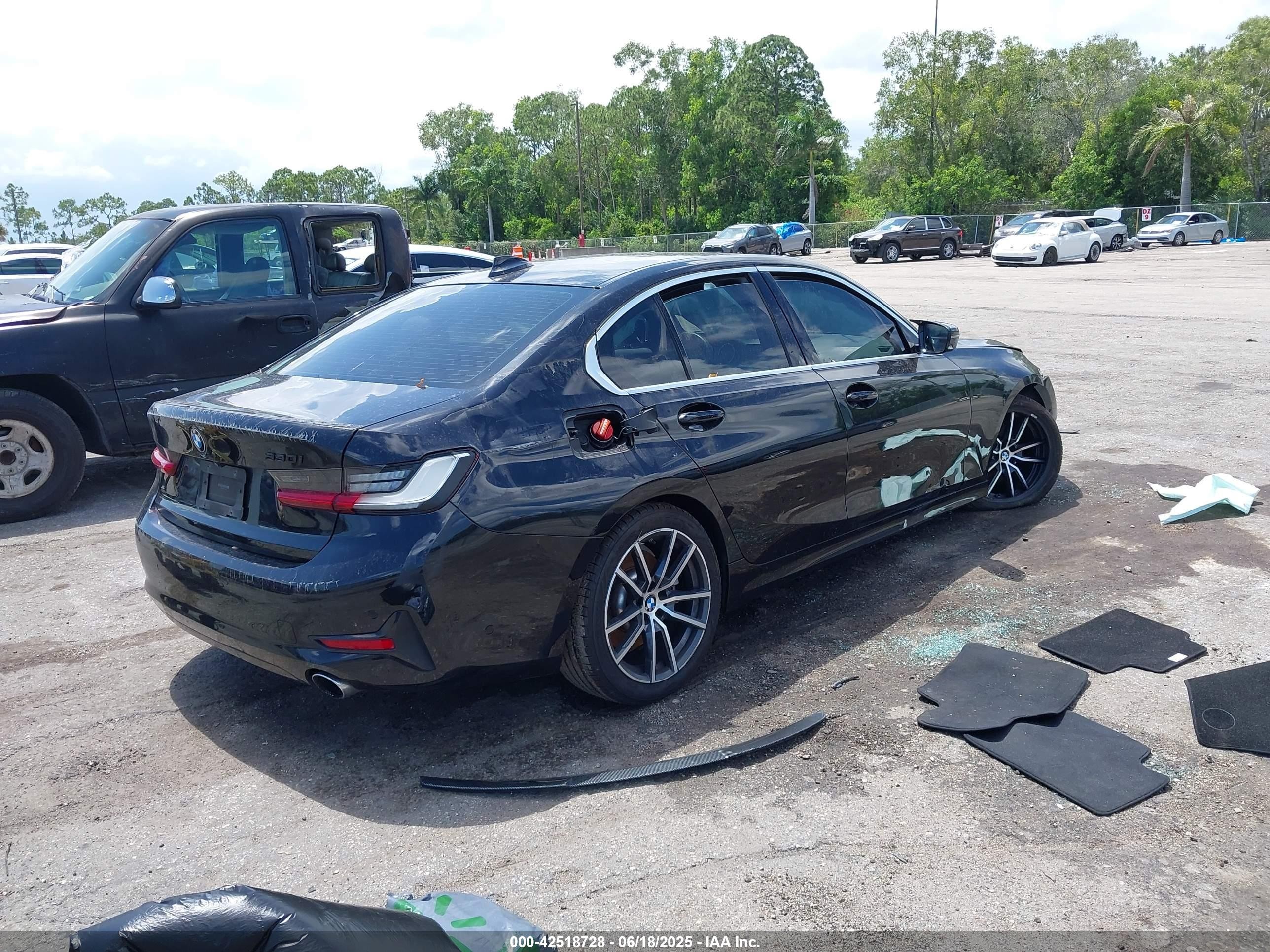 2020 Bmw 330i   Gray vin: 3MW5R1J02L8B45354